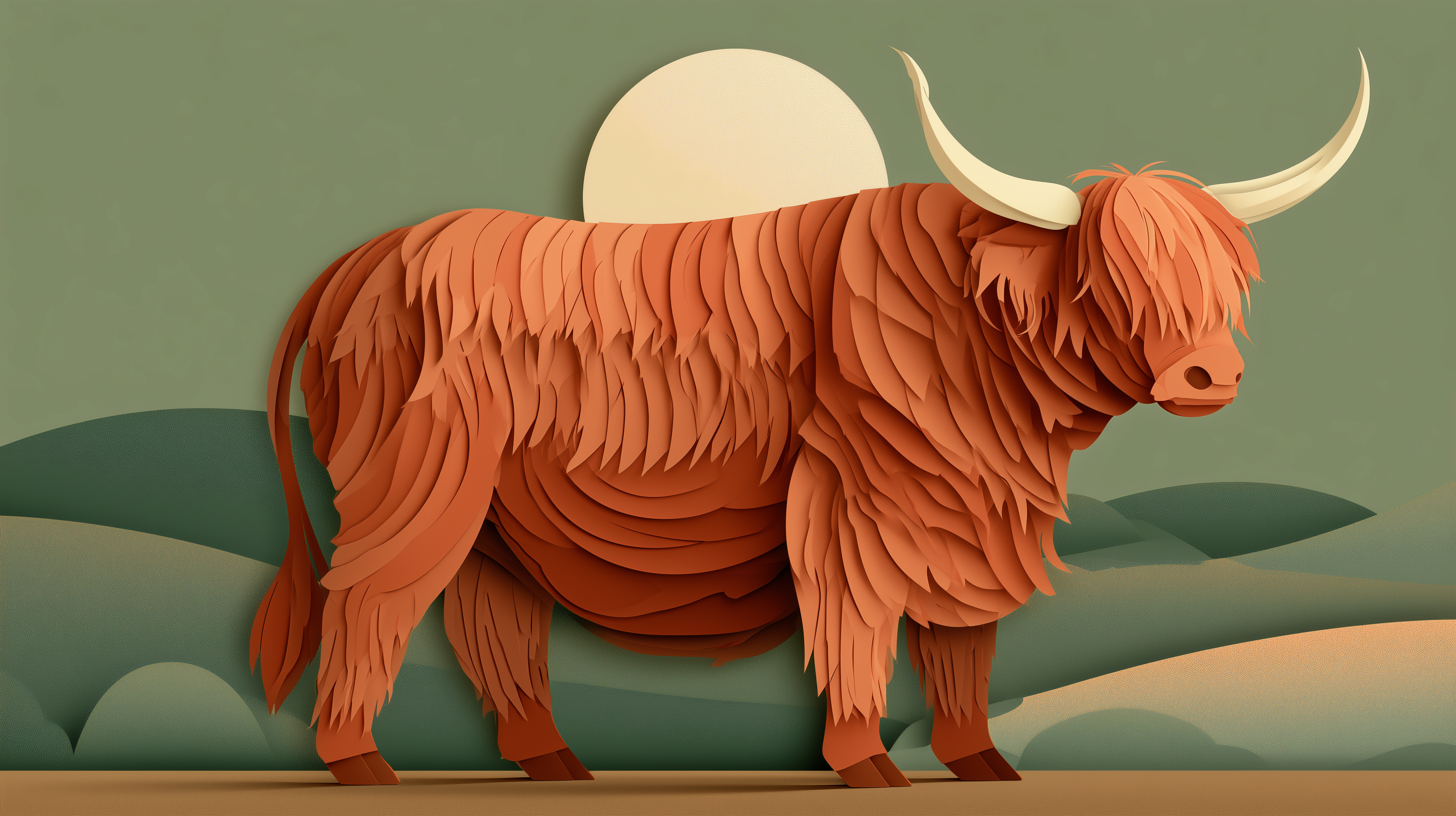 fond d'écran Highland cattle pc 3840x2160 téléchargement gratuit