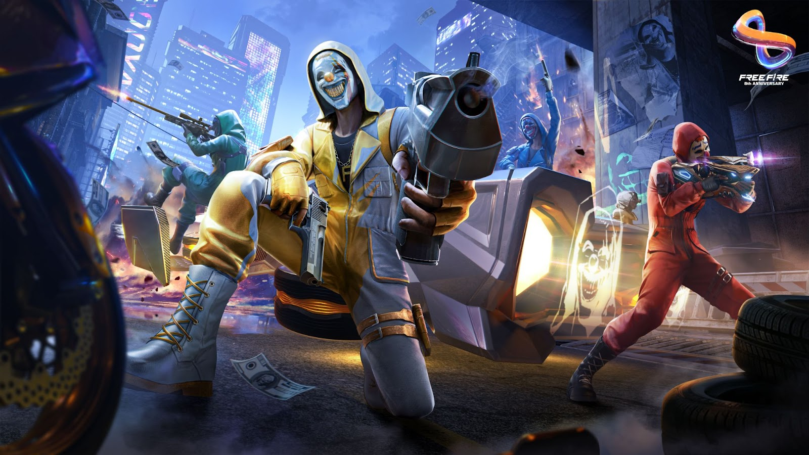 fond d'écran Free Fire hd téléchargement gratuit
