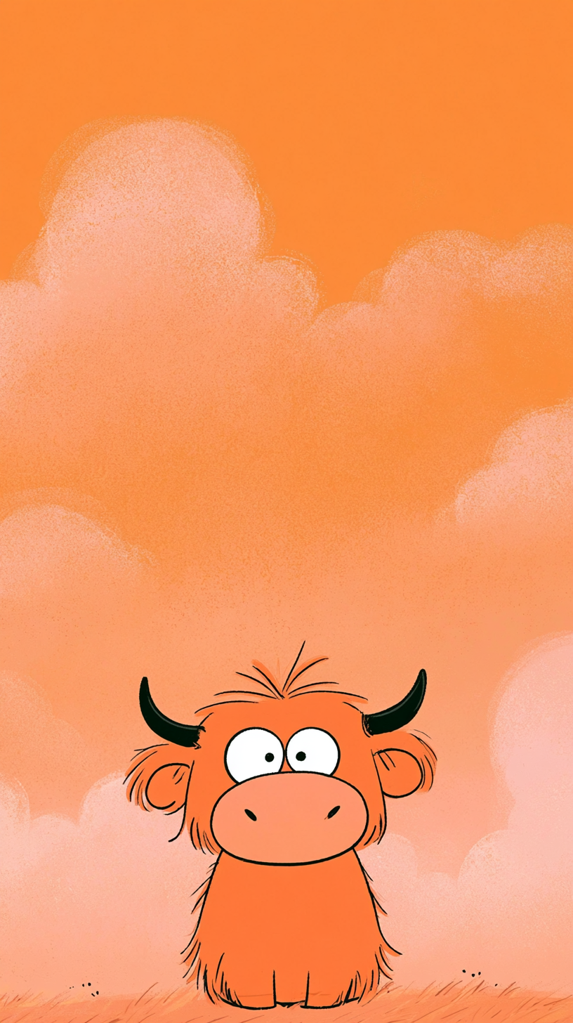fond d'écran Highland cattle 4k iphone télécharger gratuit