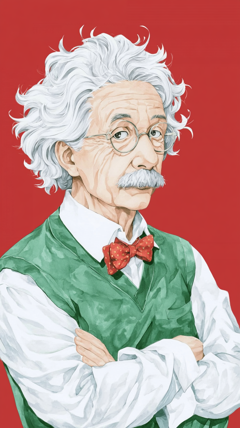 fond d'écran Albert Einstein iphone 16e gratuit