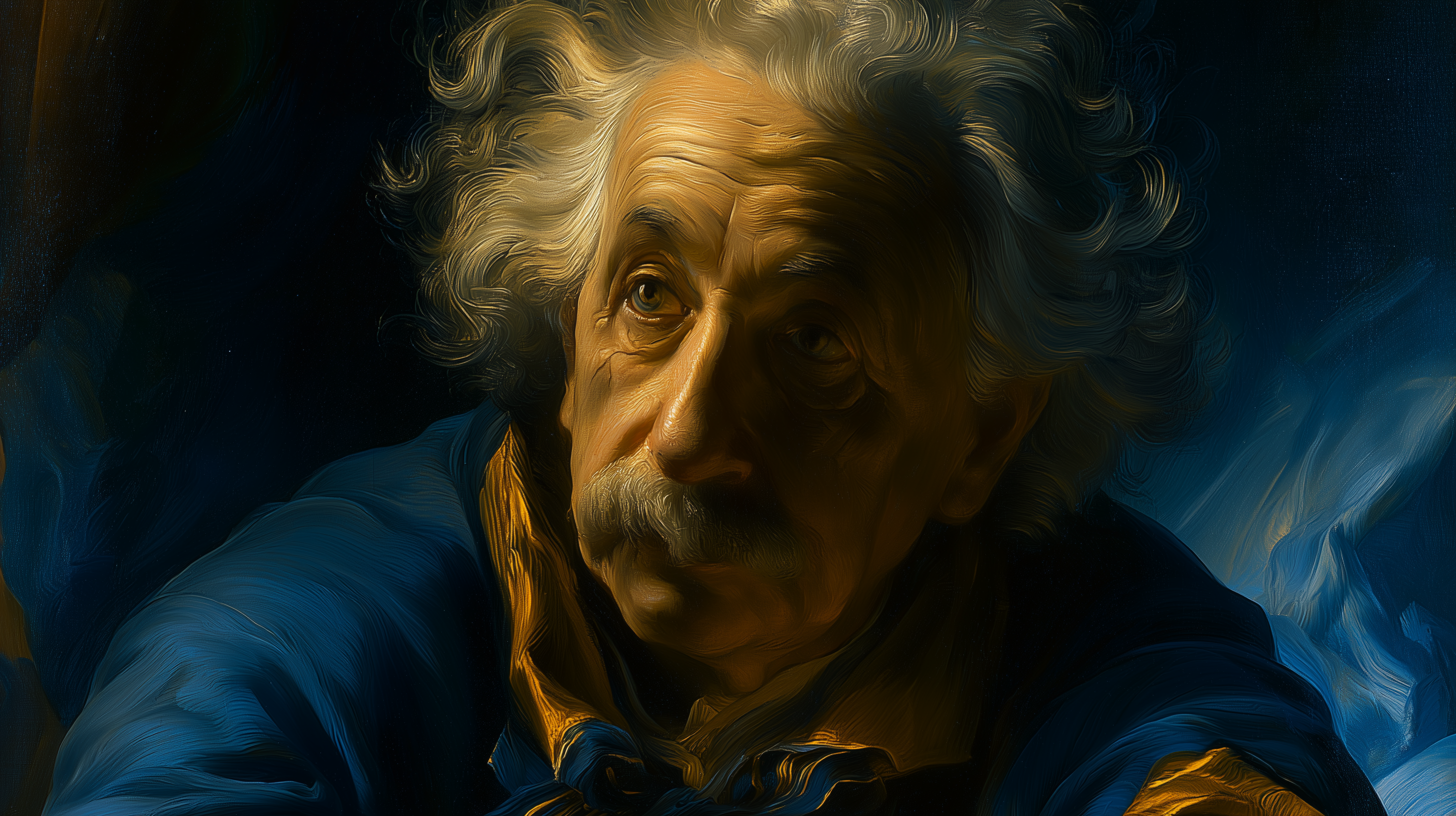 fond d'écran Albert Einstein pc 4k téléchargement gratuit
