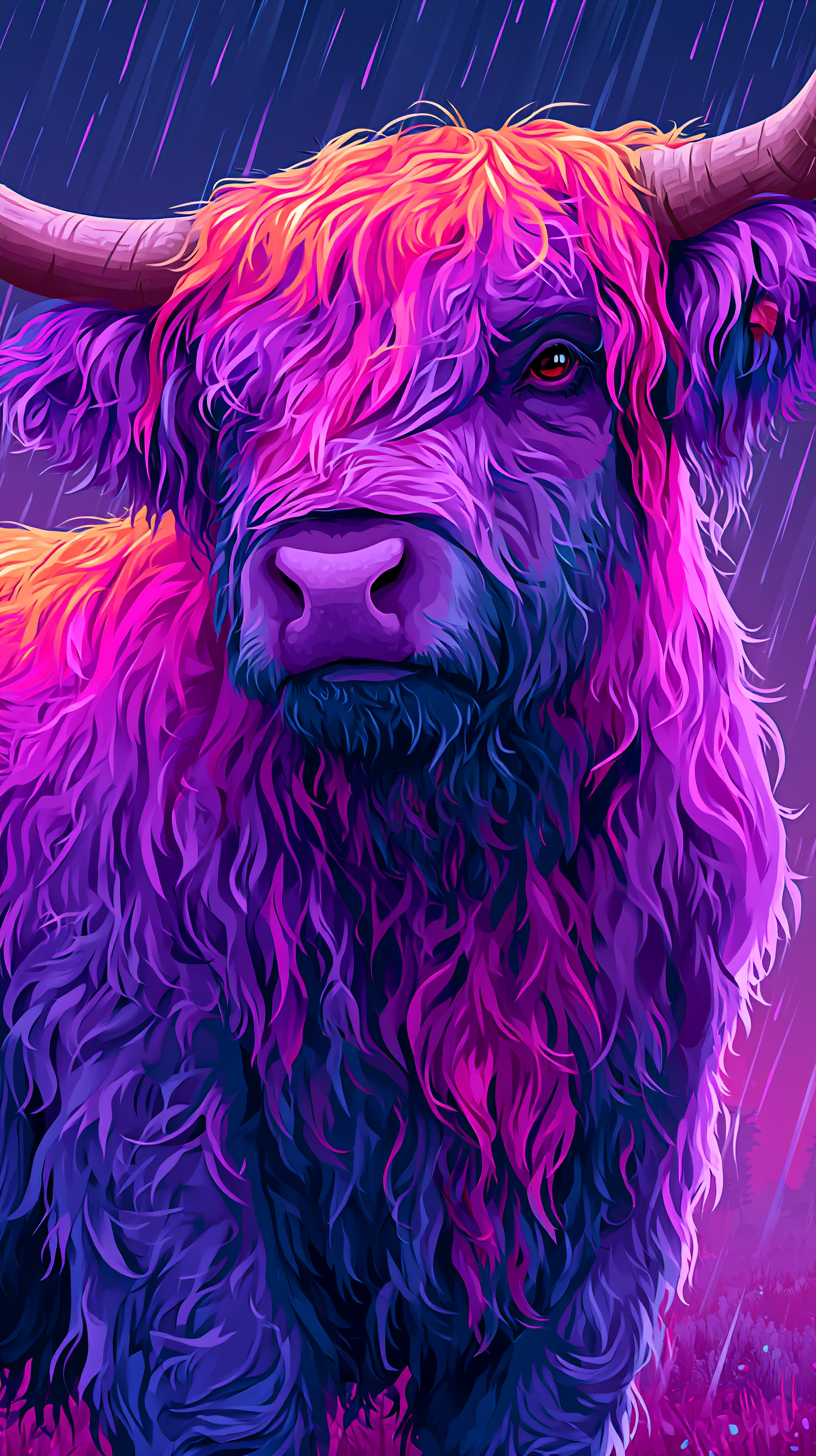 xiaomi fond d'écran Highland cattle gratuit