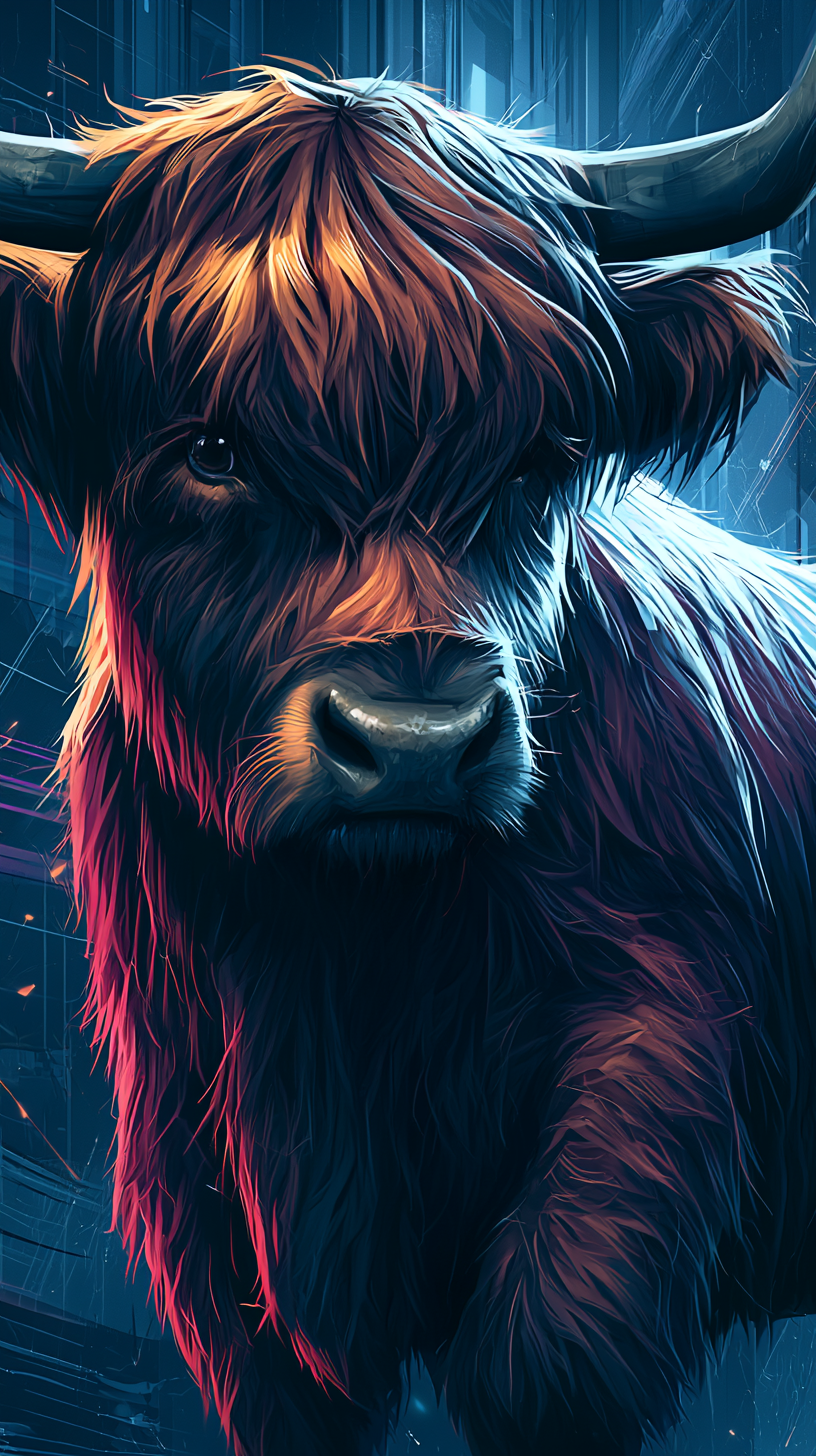 fond d'écran Highland cattle iphone 8 gratuit