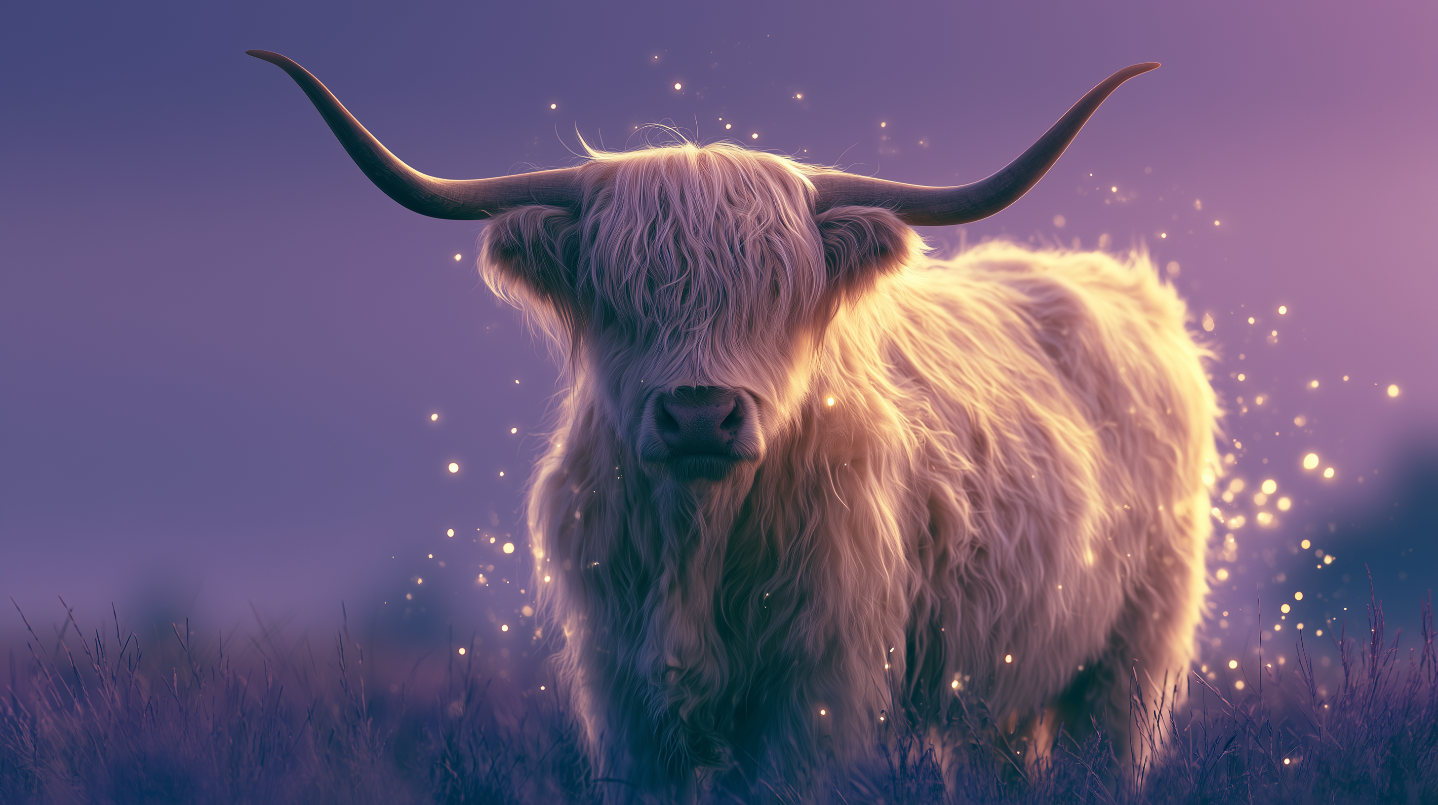 fond d'écran Highland cattle hp téléchargement gratuit