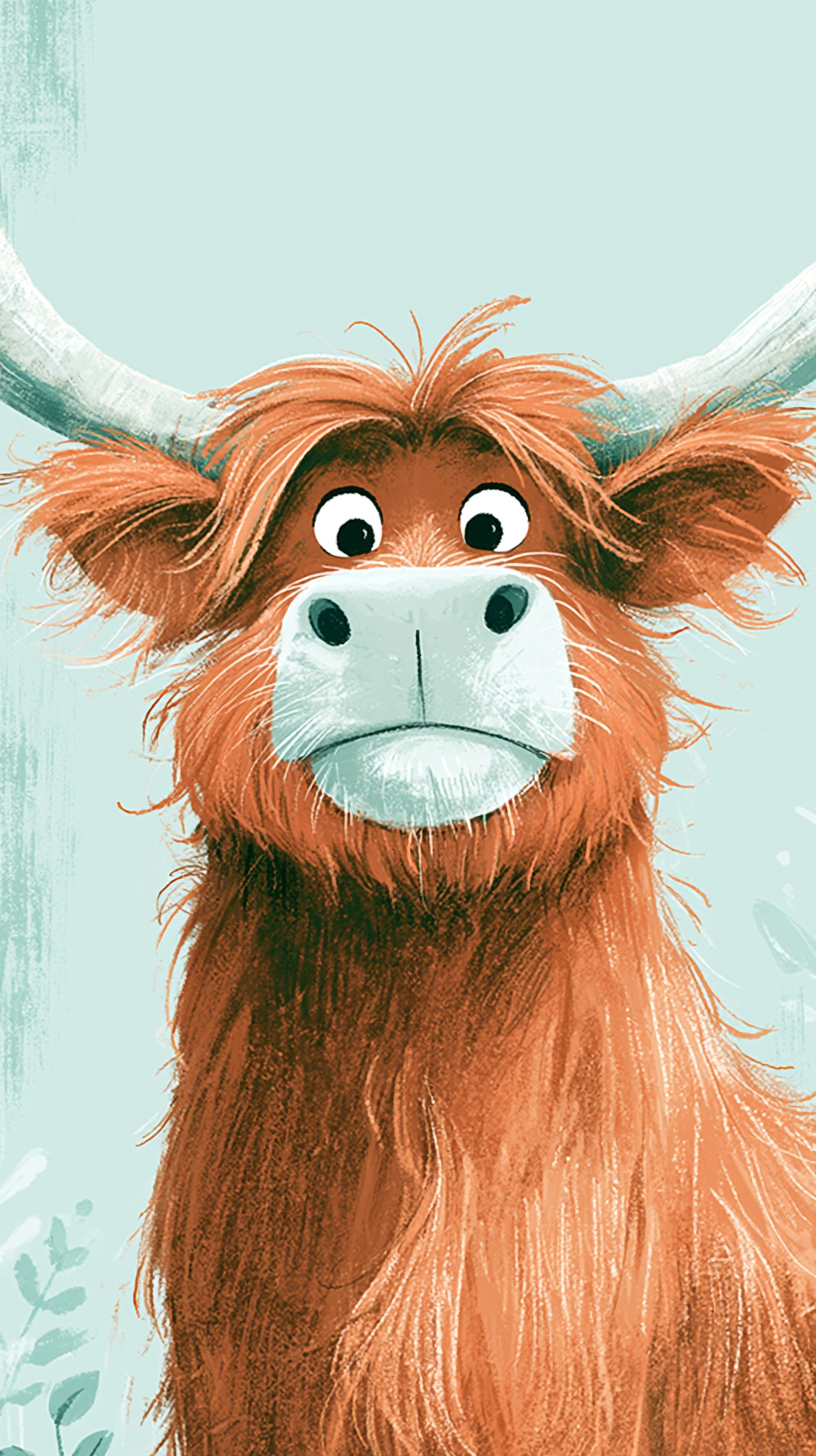 fond d'écran Highland cattle téléphone Oppo télécharger gratuit