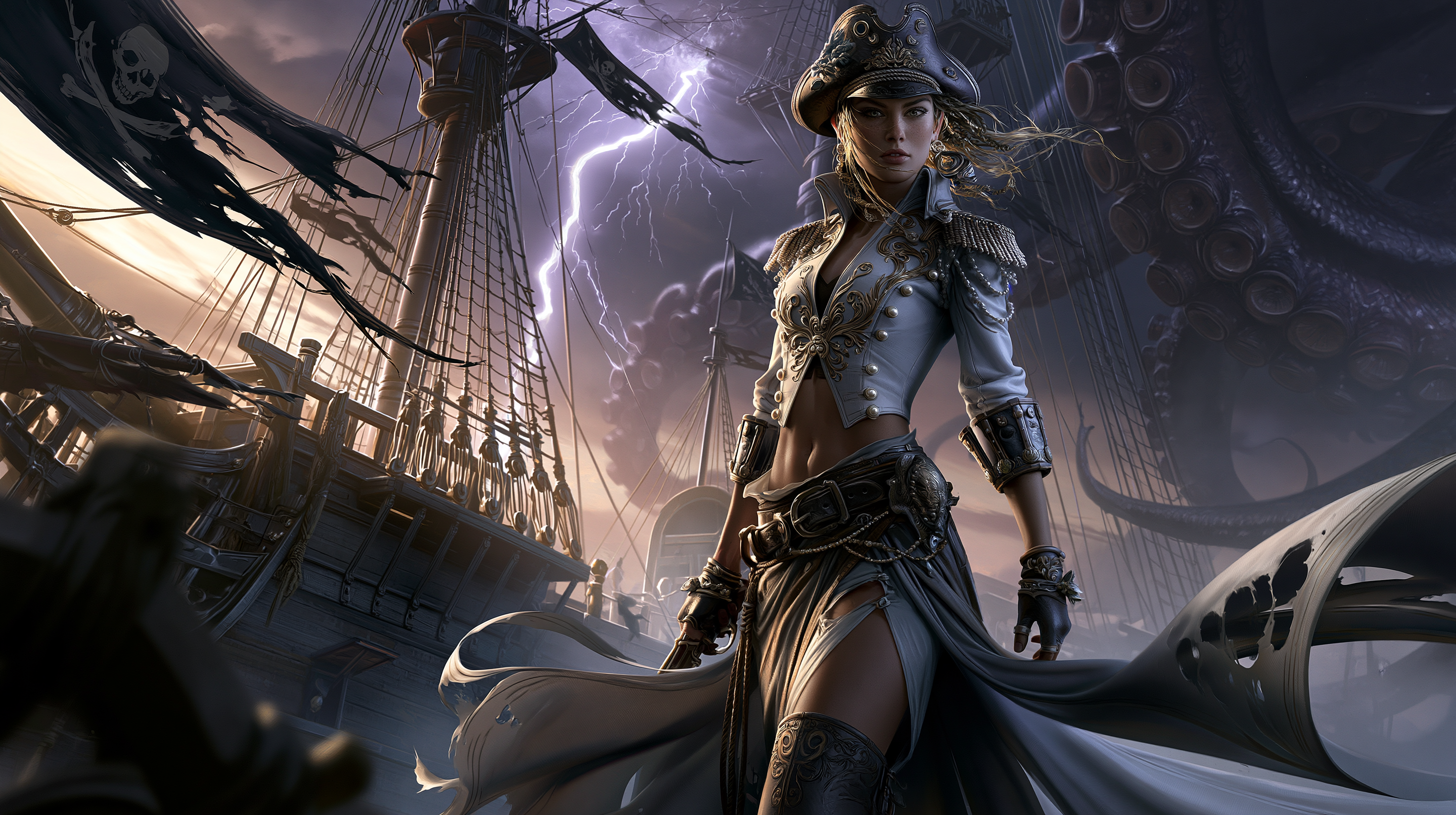 fond d'écran Pirate windows 11 1920x1080 téléchargement gratuit
