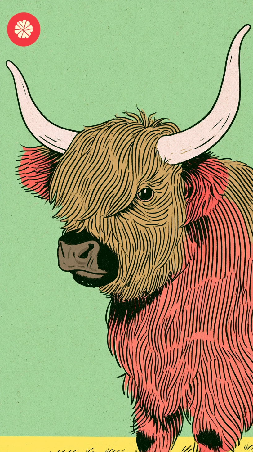 fond d'écran Highland cattle téléphone OnePlus gratuit