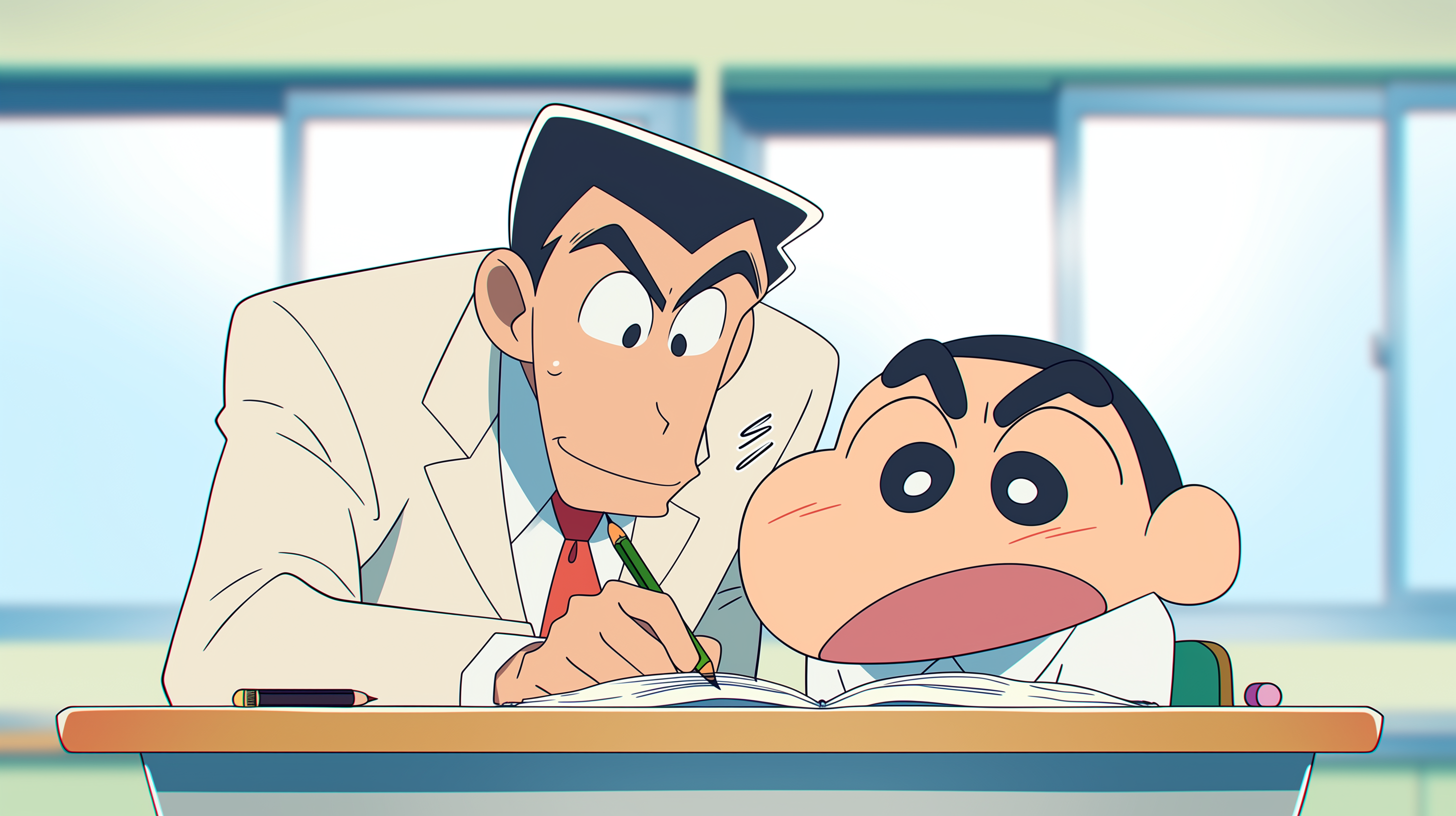 fond d'écran Crayon Shin chan mac apple téléchargement gratuit