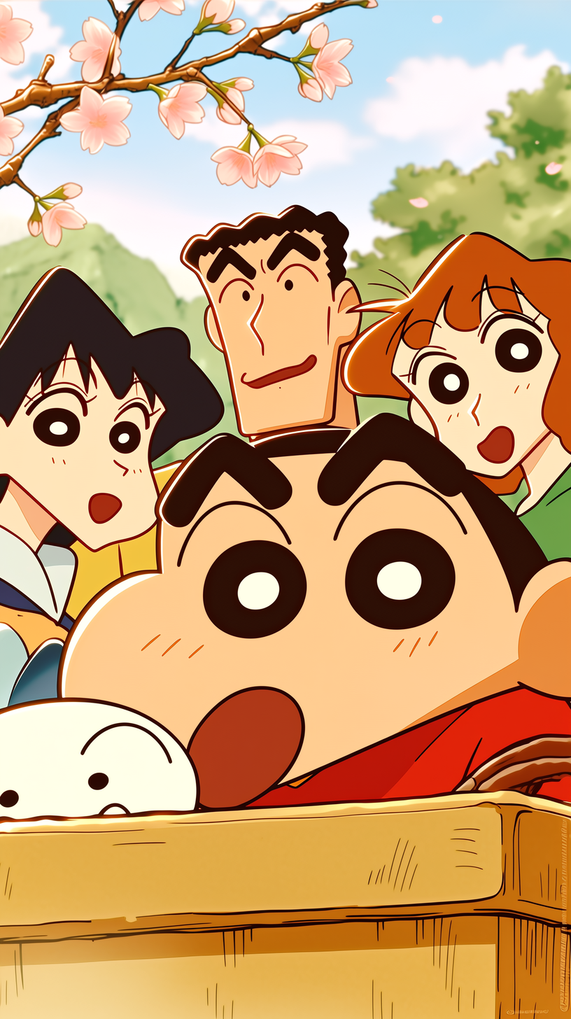 fond d'écran Crayon Shin chan téléphone samsung gratuit