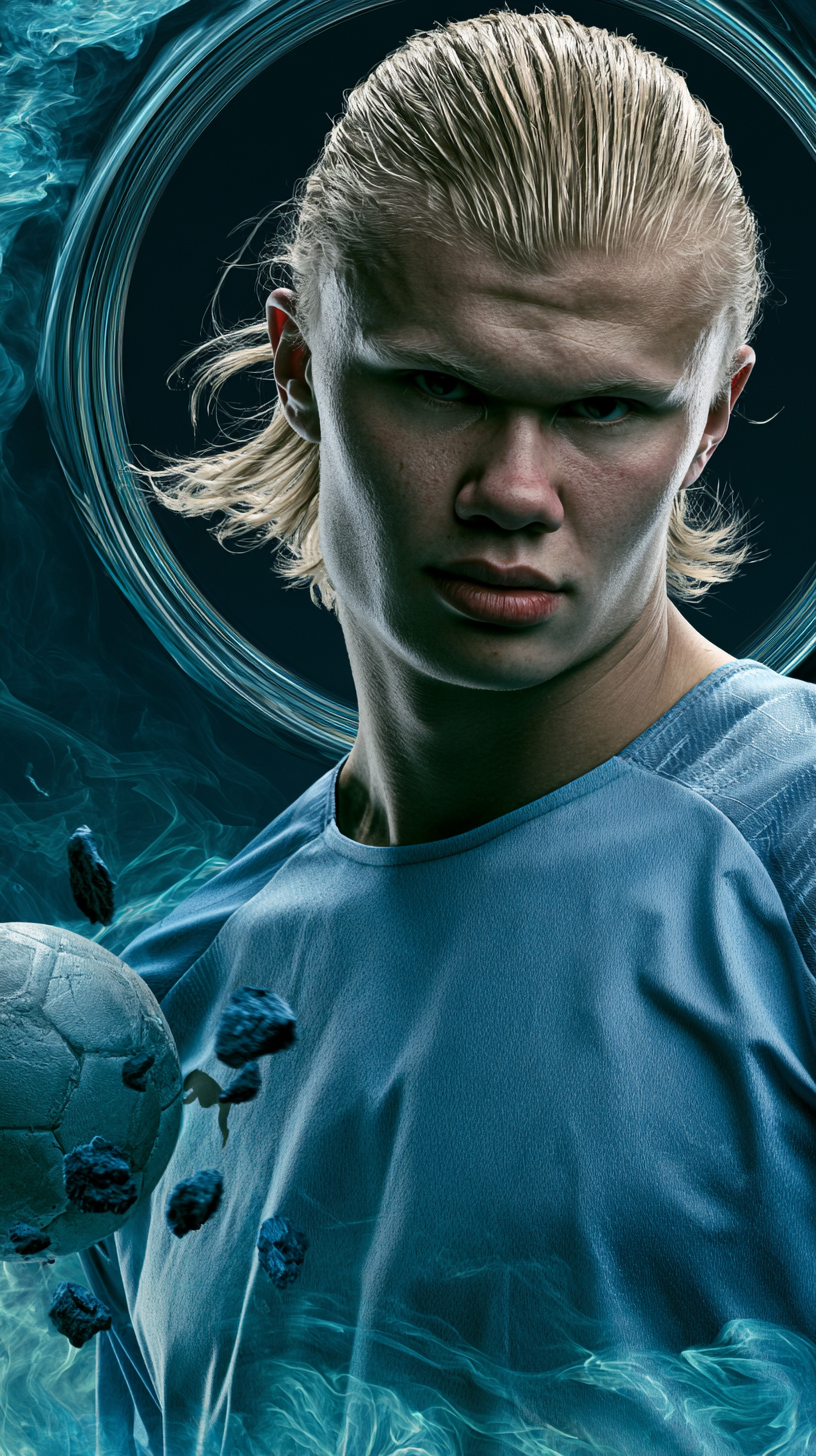 fond d'écran Erling Haaland iphone 13 gratuit
