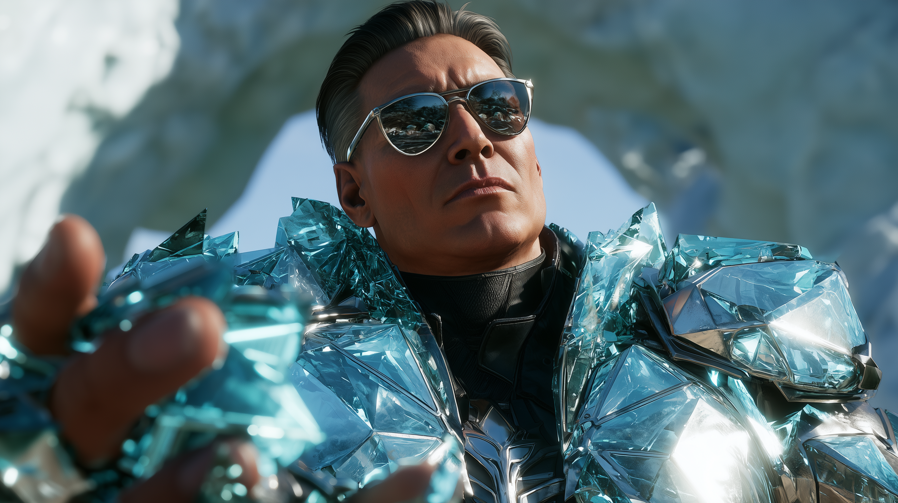 fond d'écran Johnny Cage 3840x1080 téléchargement gratuit
