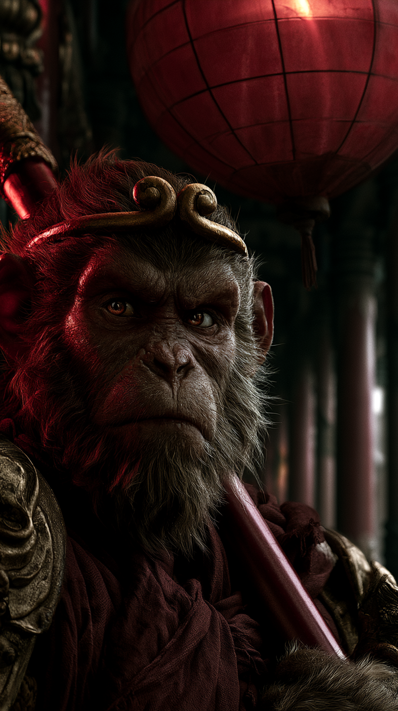 fond d'écran Sun Wukong iphone x gratuit