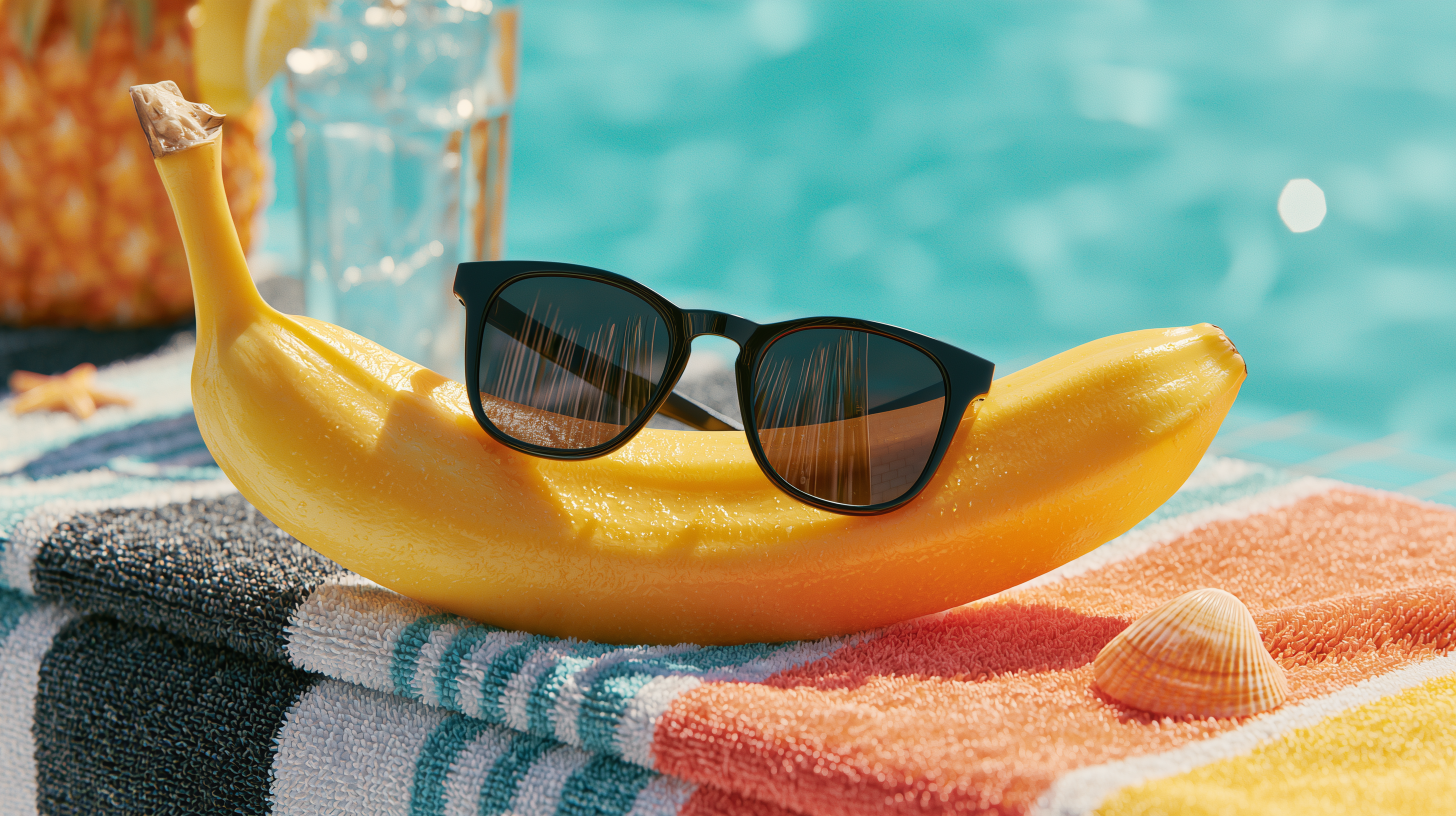 fond d'écran Banane pc 4k téléchargement gratuit