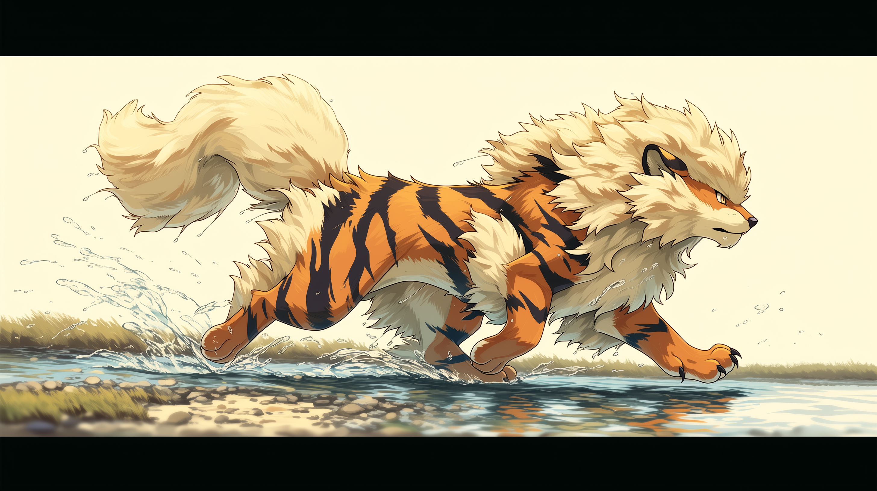 fond d'écran Arcanine windows 10 gratuit téléchargement gratuit