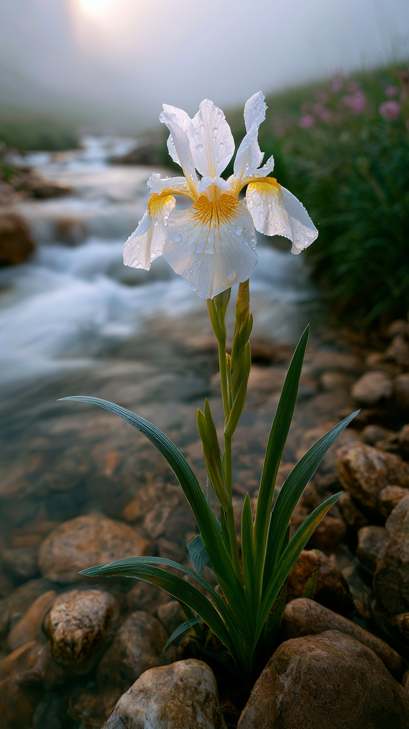 fond d'écran Iris iphone original gratuit