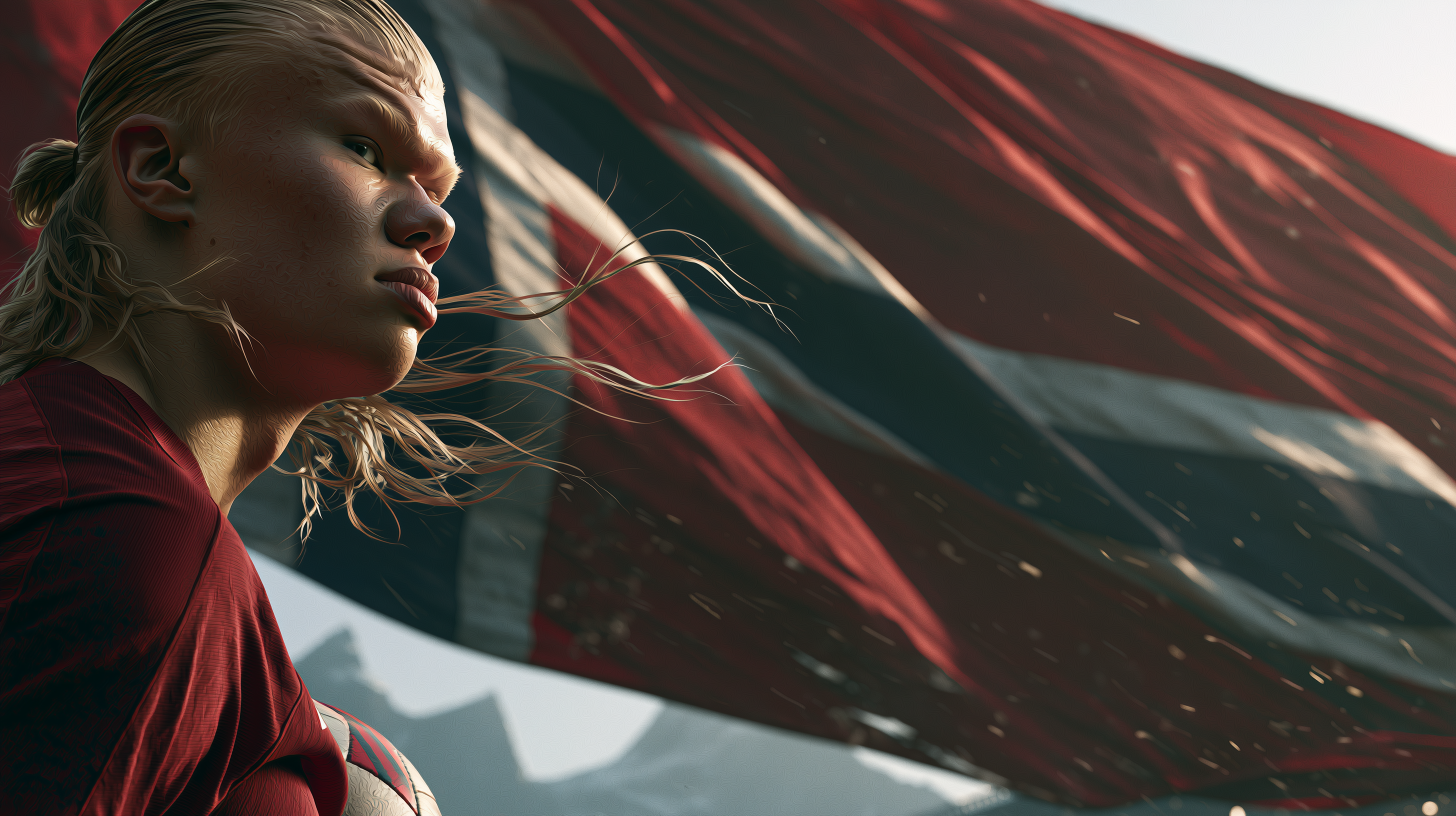 fond d'écran Erling Haaland 4k windows téléchargement gratuit