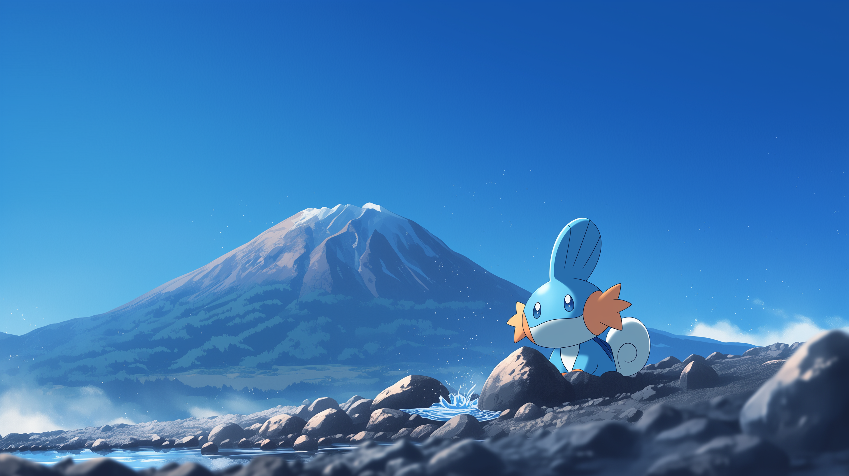 fond d'écran Mudkip 5120x2880 téléchargement gratuit