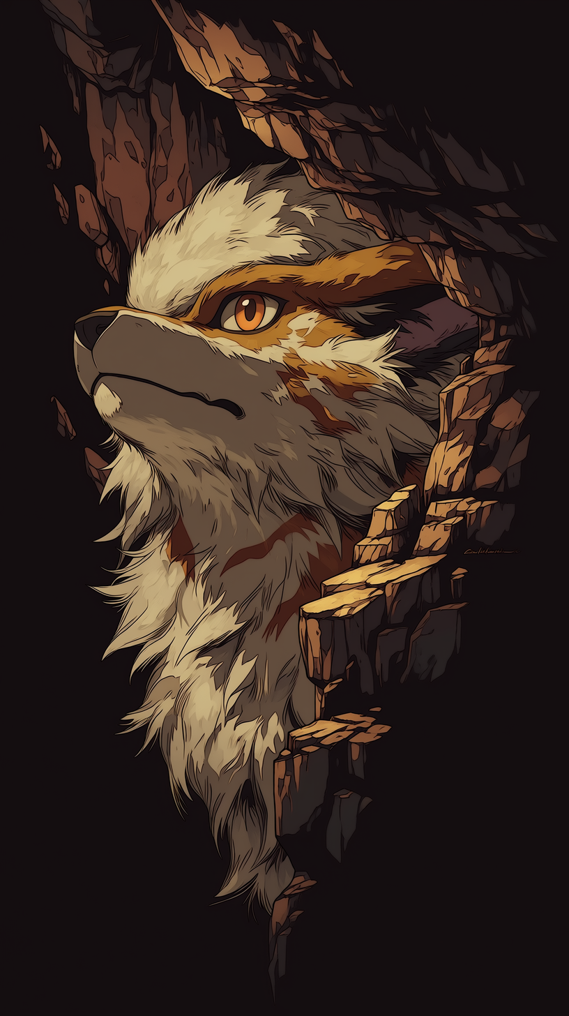 fond d'écran Arcanine iphone xr gratuit