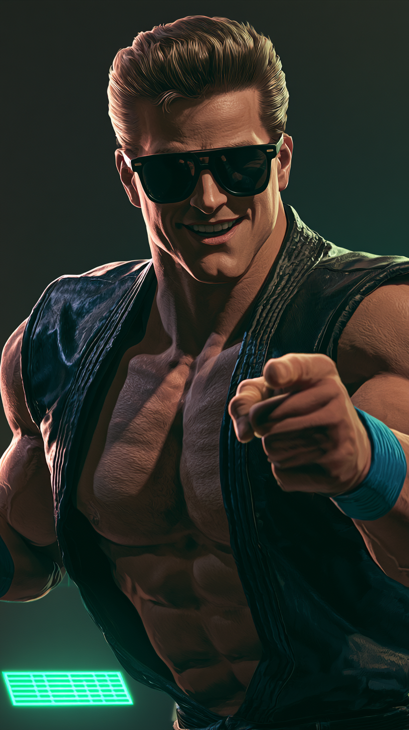 fond d'écran Johnny Cage téléphone Oppo gratuit