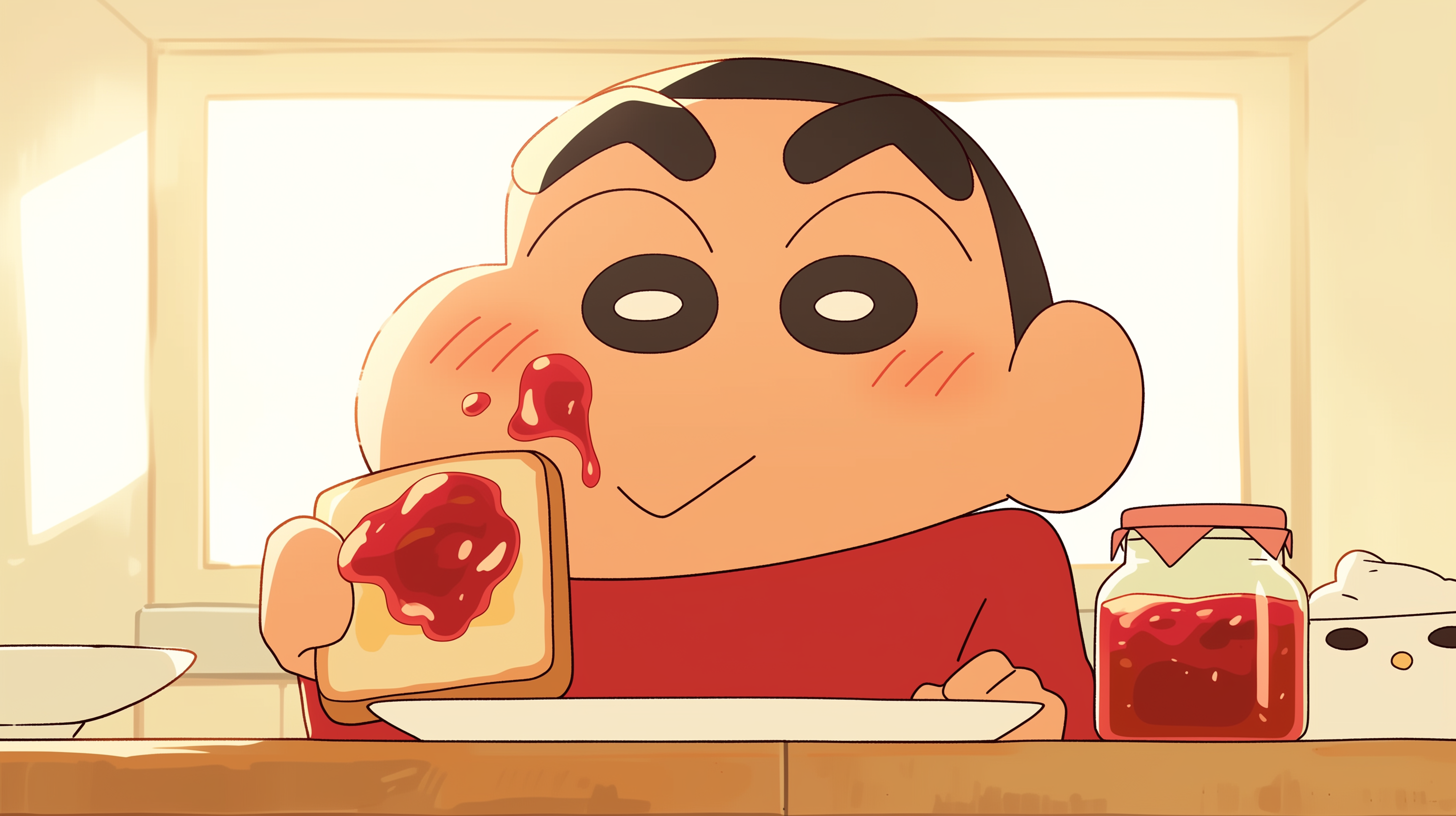fond d'écran Crayon Shin chan pc 2560x1440 téléchargement gratuit
