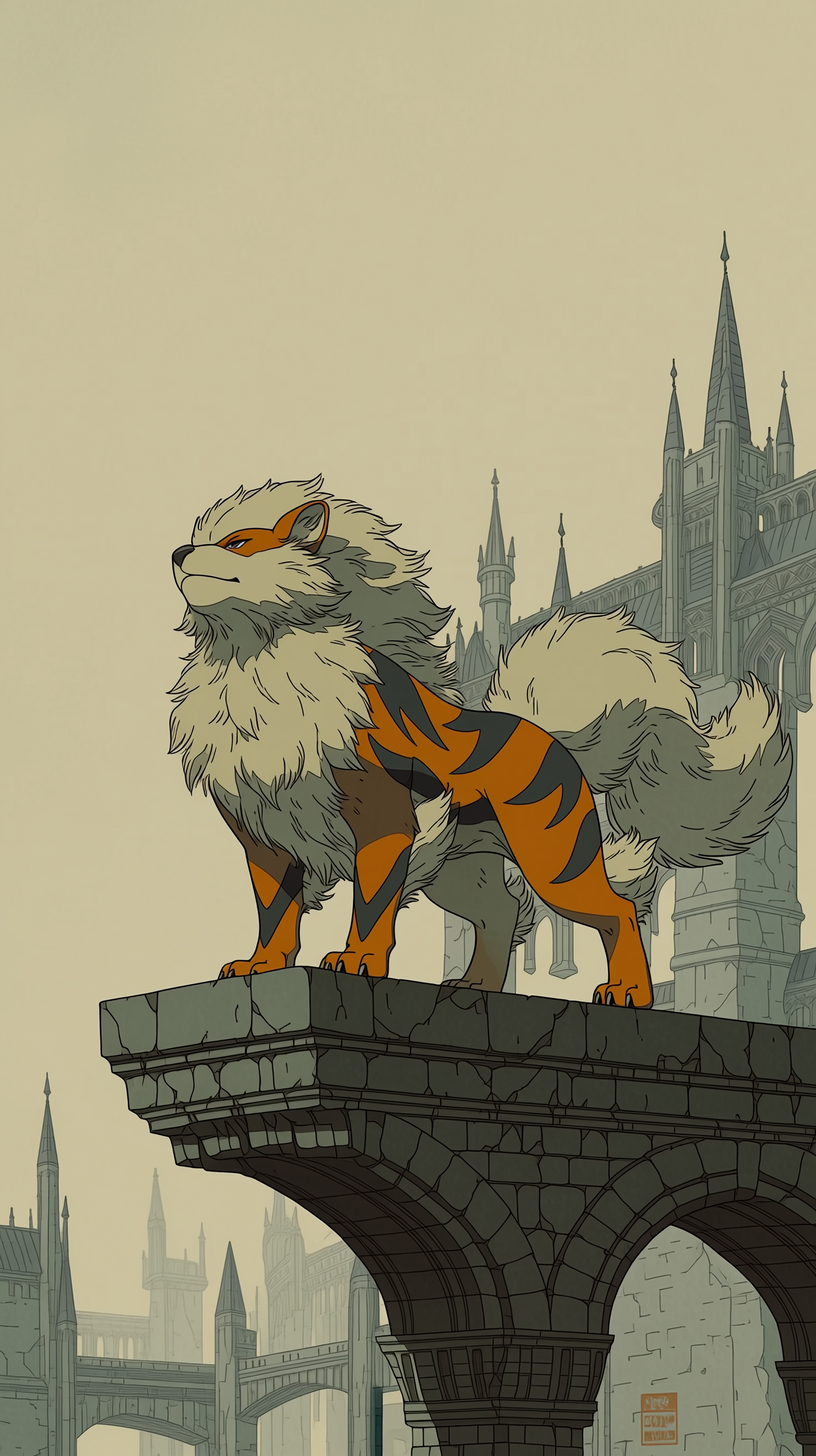 fond d'écran Arcanine téléphone Oppo télécharger gratuit