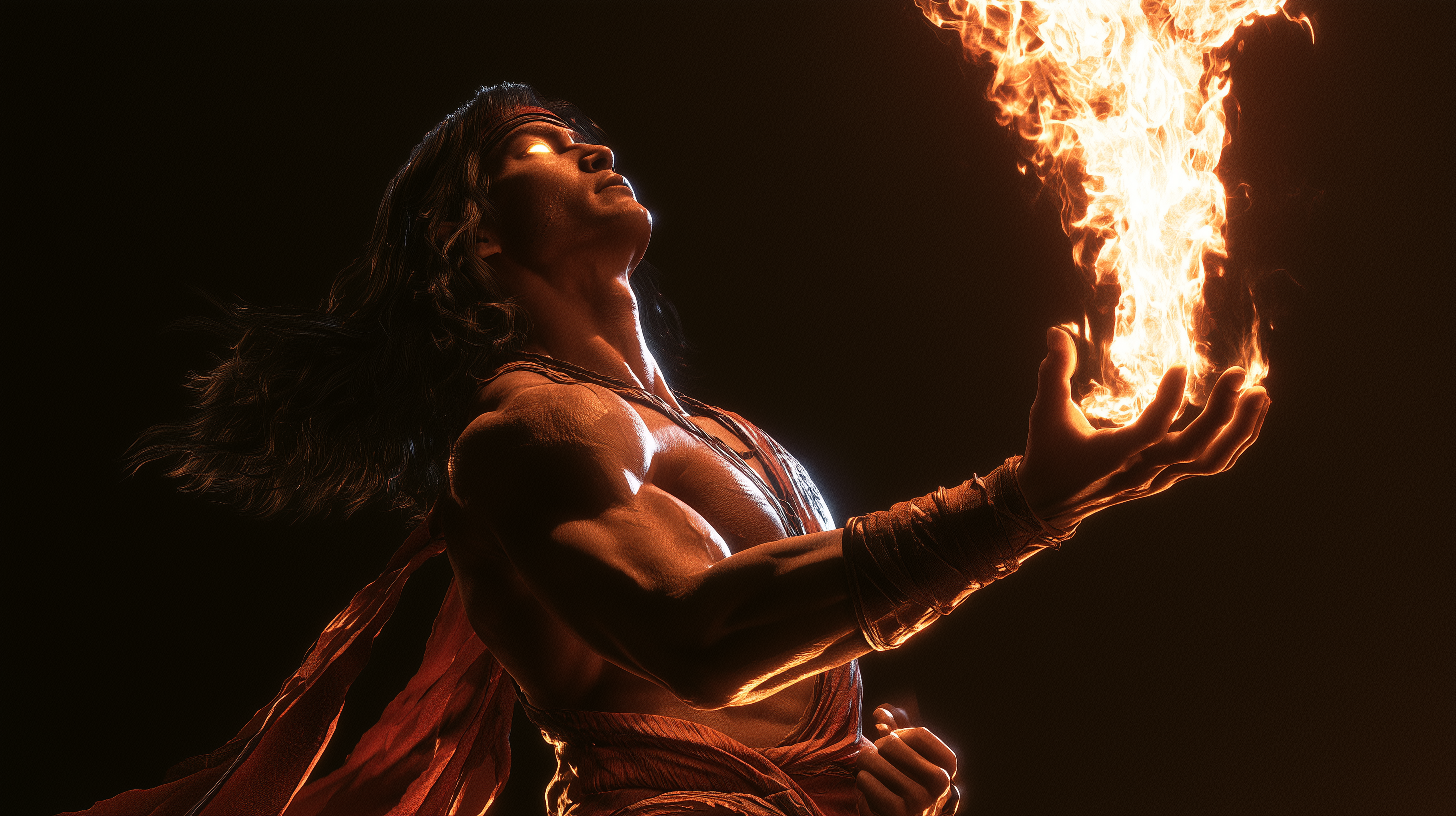 fond d'écran Liu Kang 1920x1080 4k téléchargement gratuit