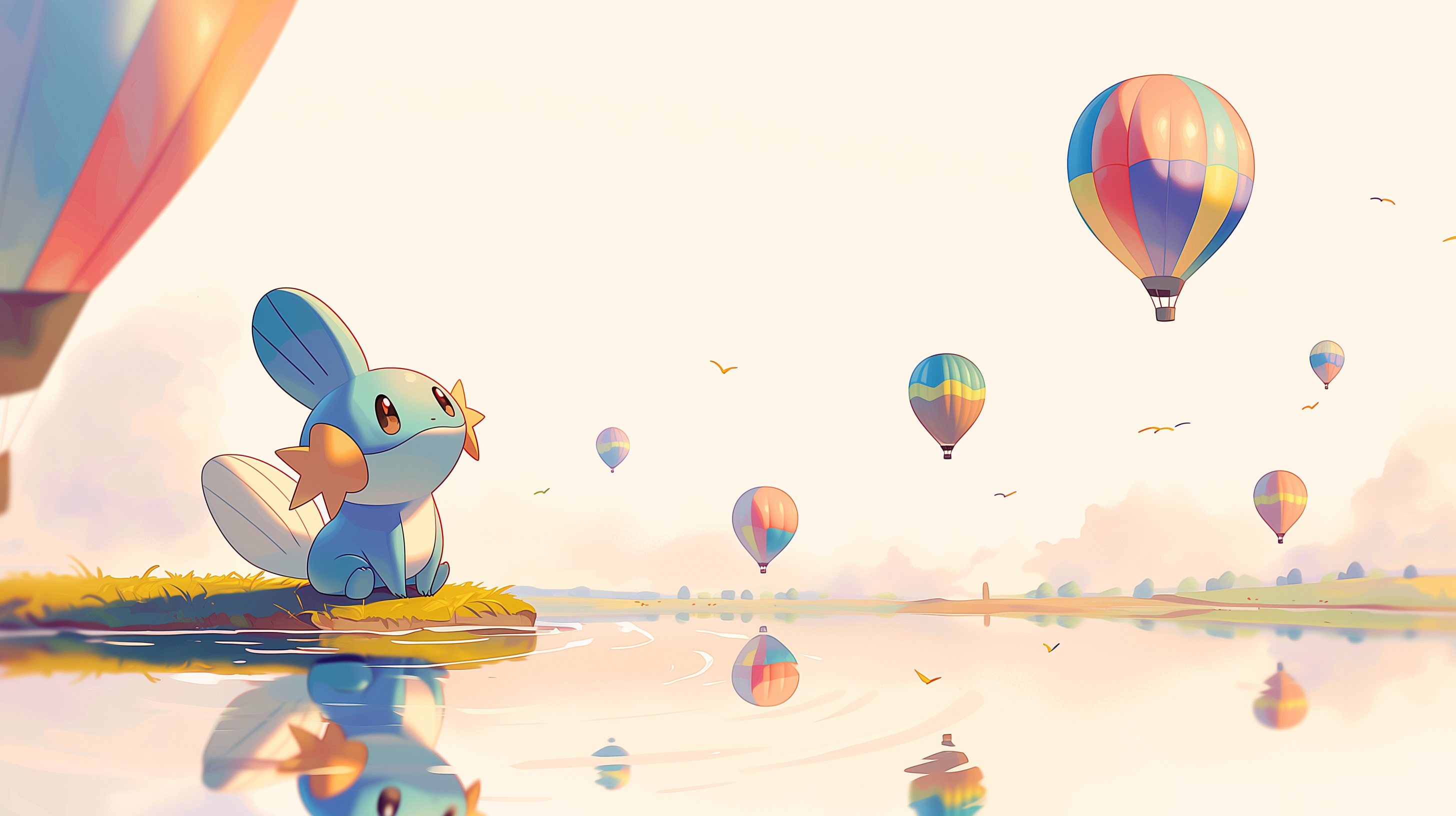 fond d'écran Mudkip pc 4k ultra hd 1920x1080 téléchargement gratuit