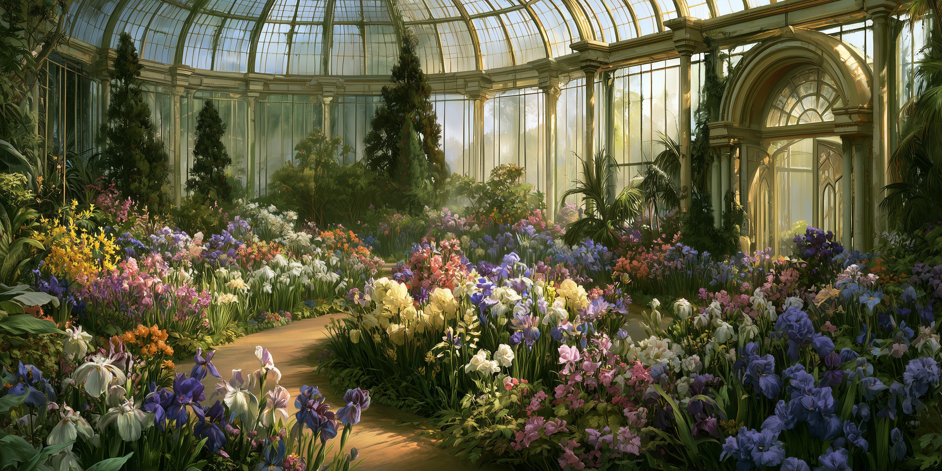 fond d'écran Iris 4k 1920x1080 téléchargement gratuit