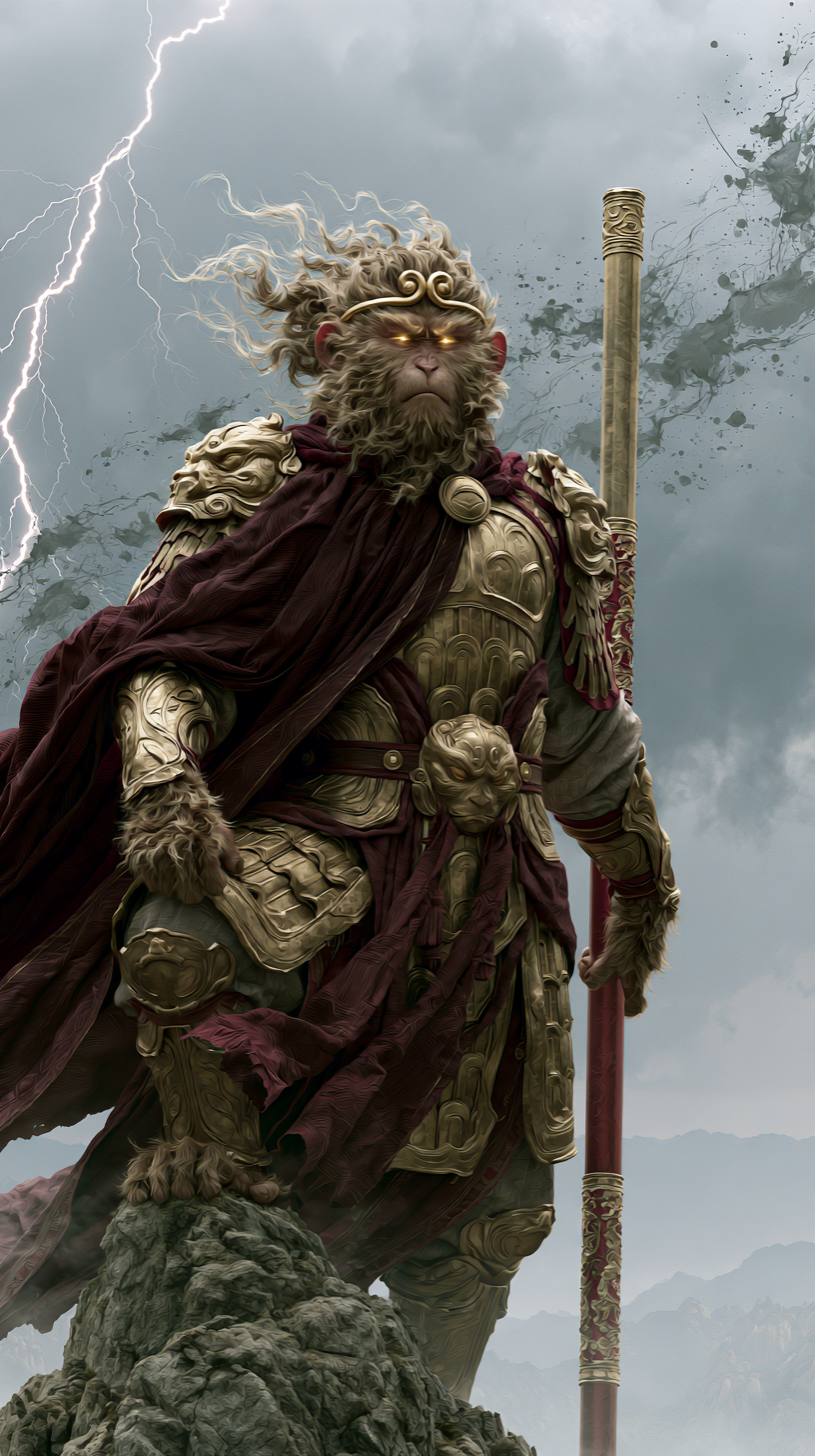fond d'écran Sun Wukong android 4k gratuit