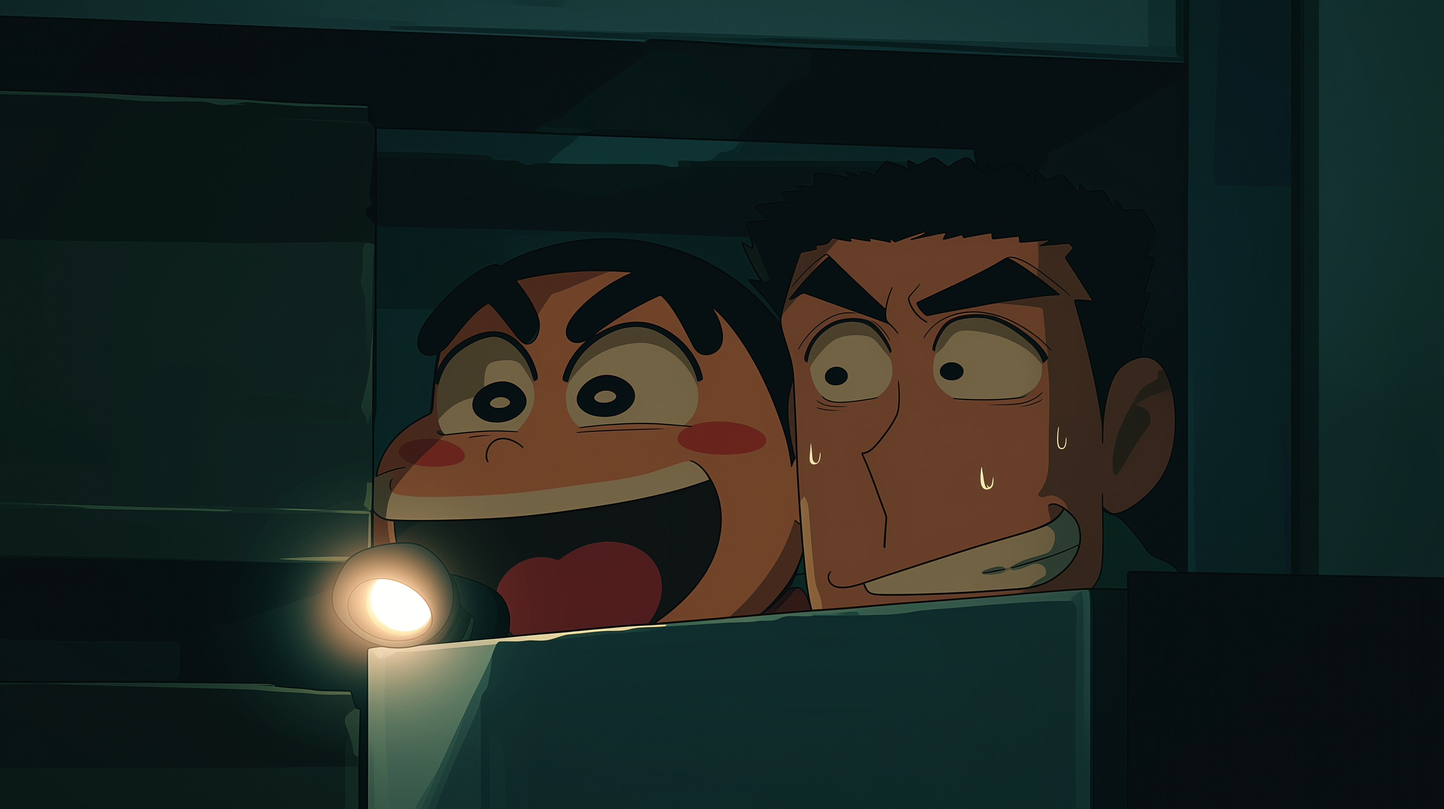fond d'écran Crayon Shin chan hd 1366x768 téléchargement gratuit