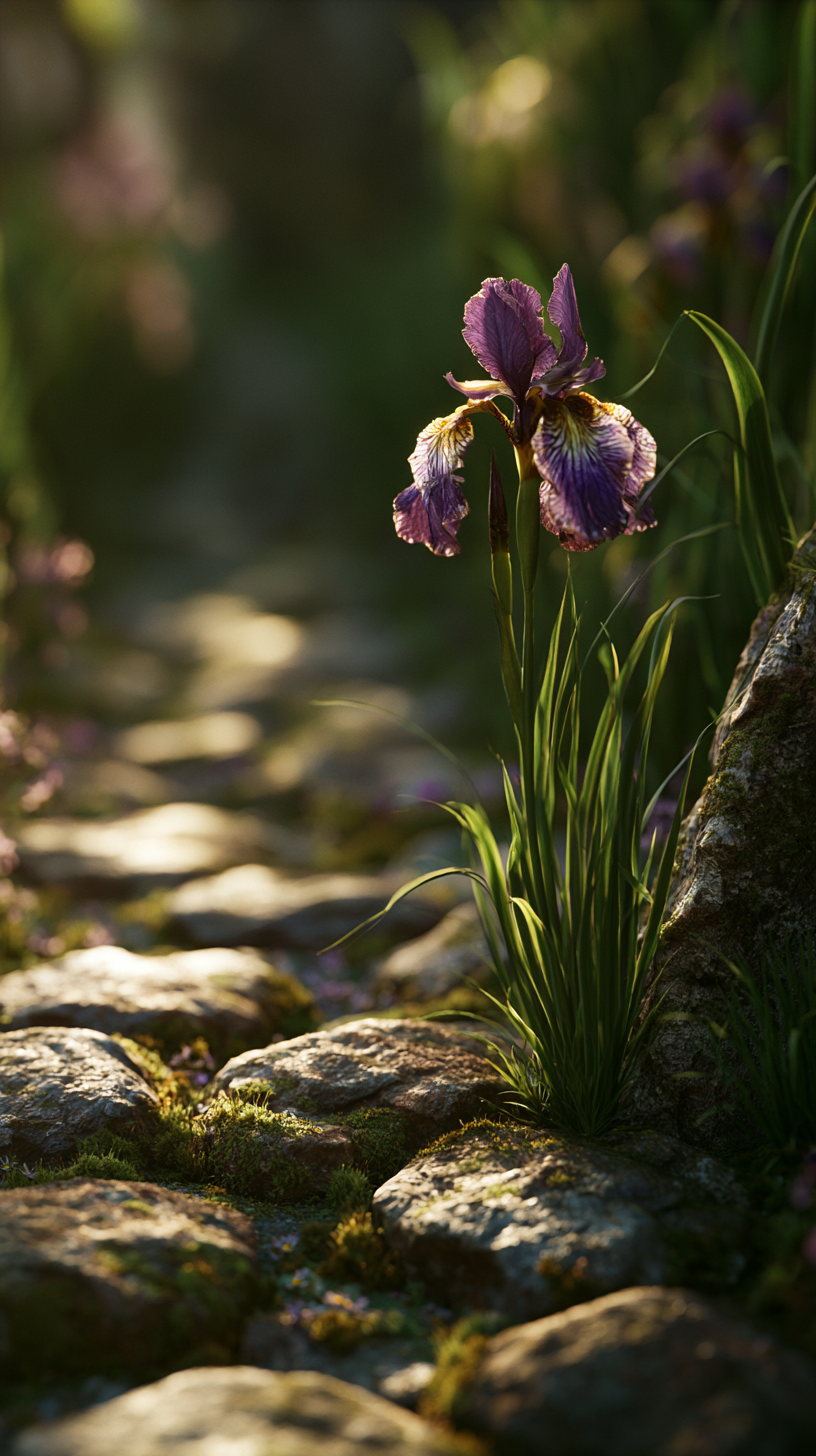 photo fond d'écran Iris iphone télécharger gratuit