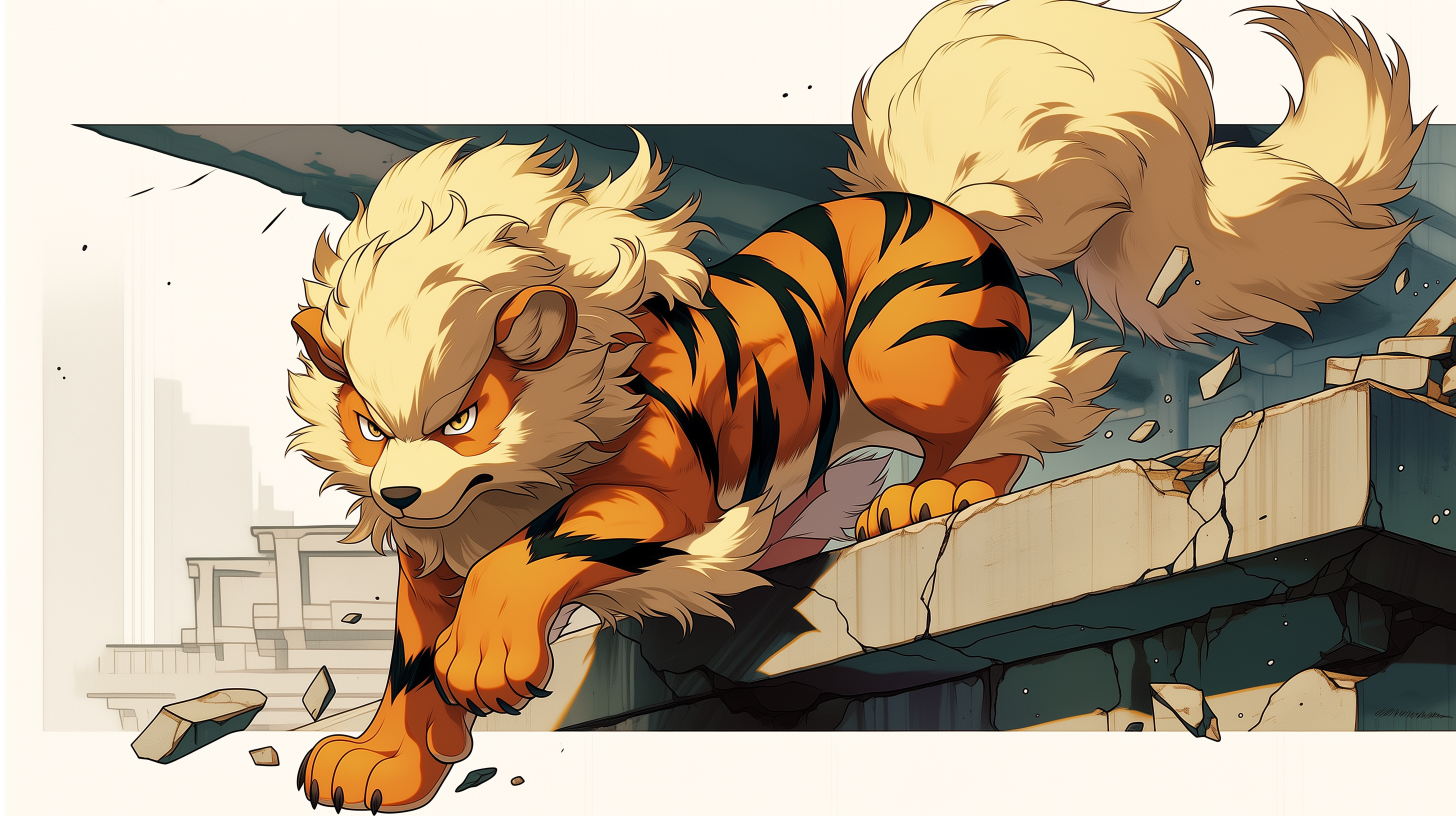 fond d'écran Arcanine gratuit pour pc téléchargement sans filigrane