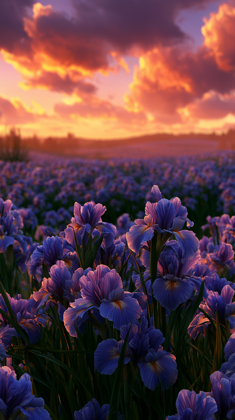 fond d'écran Iris iphone 17 pro gratuit