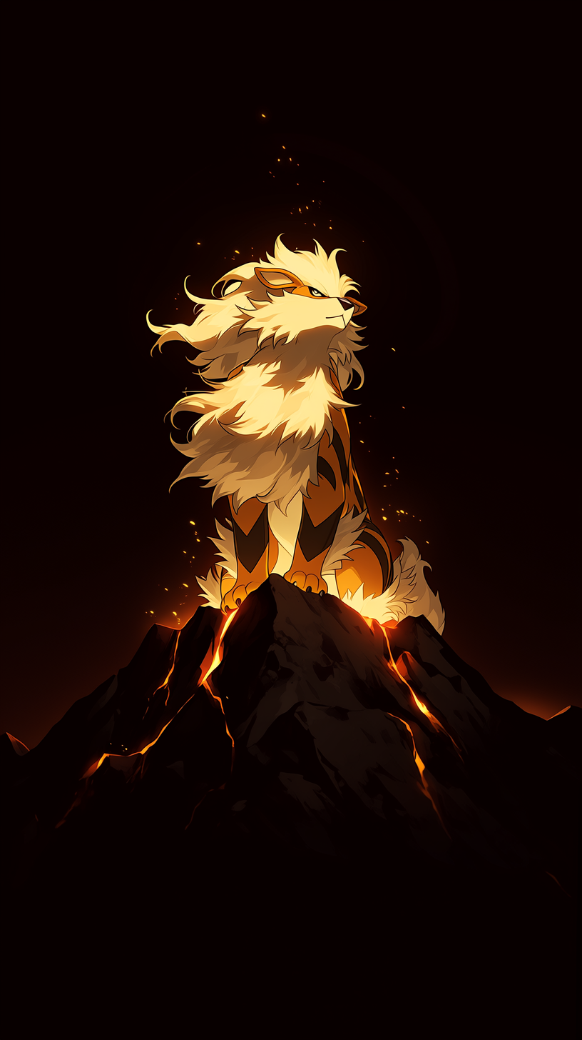 fond d'écran Arcanine téléphone Xiaomi télécharger gratuit