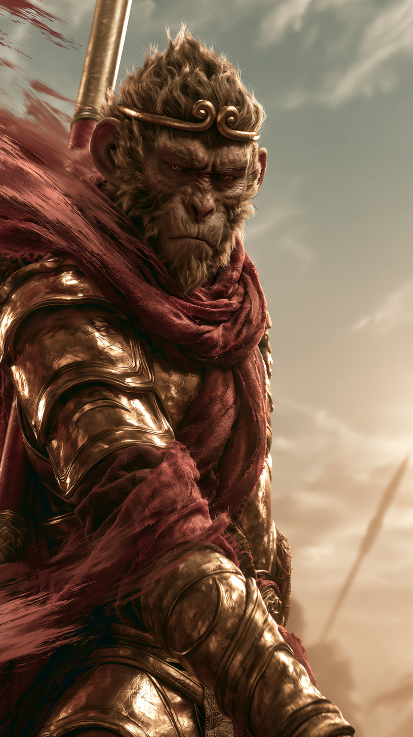fond d'écran Sun Wukong android 4k télécharger gratuit