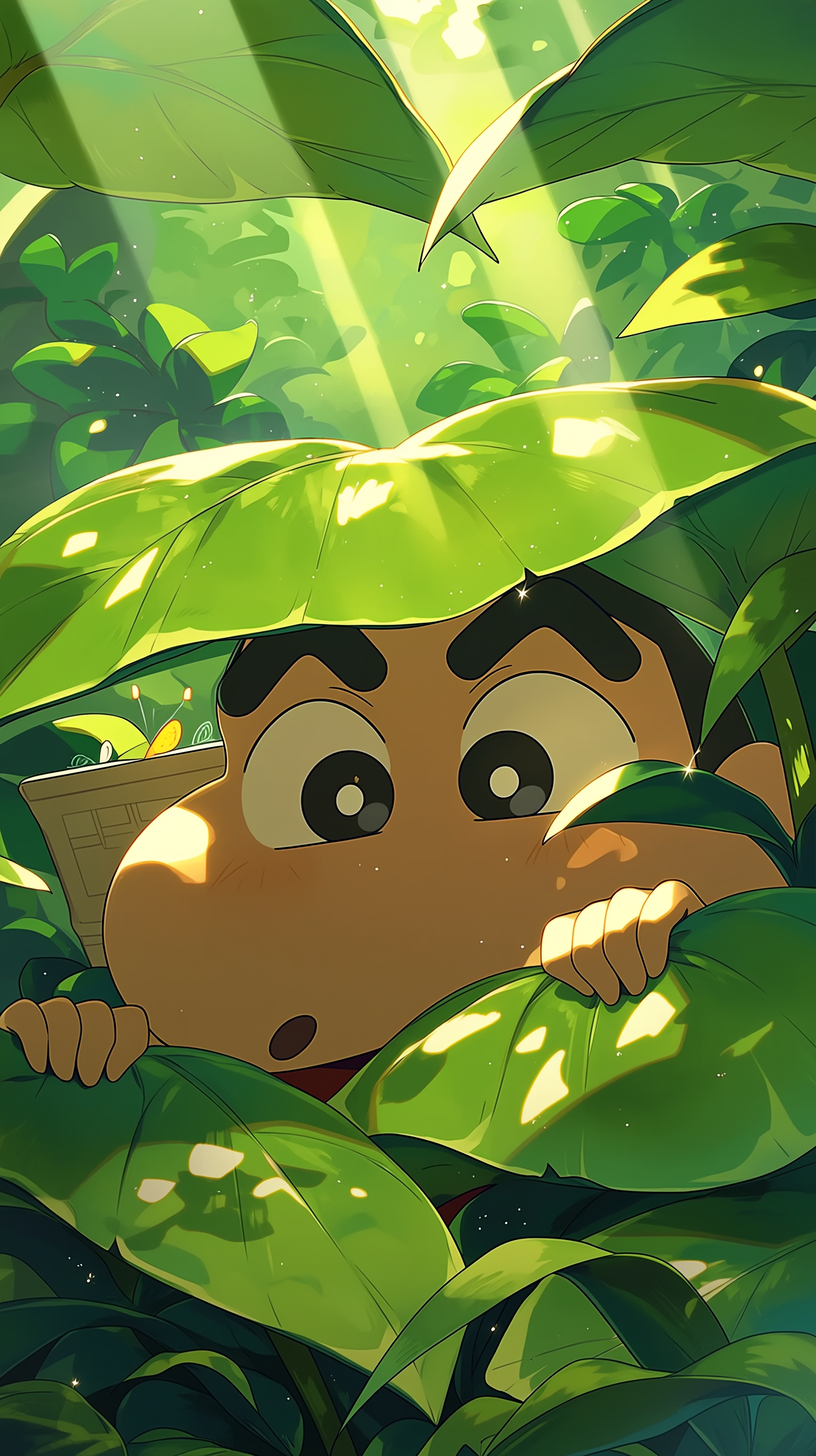 fond d'écran Crayon Shin chan iphone gratuit télécharger gratuit