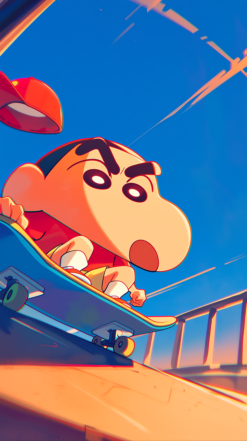 fond d'écran Crayon Shin chan iphone 17 air gratuit