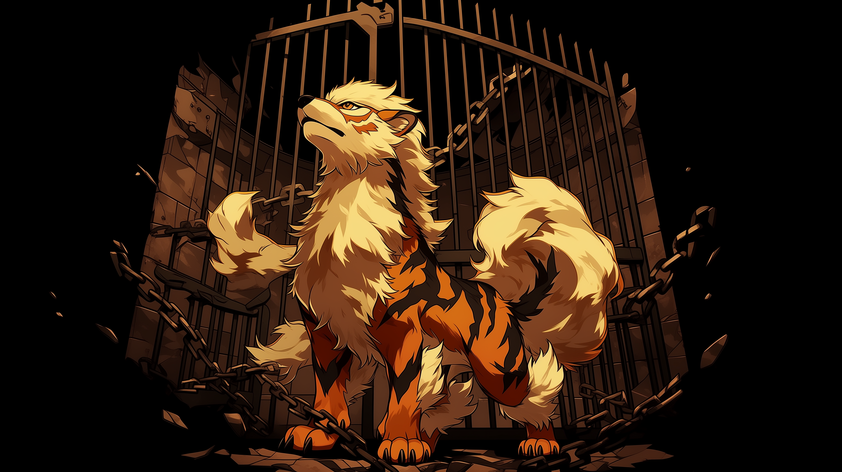 fond d'écran Arcanine Microsoft Surface téléchargement gratuit