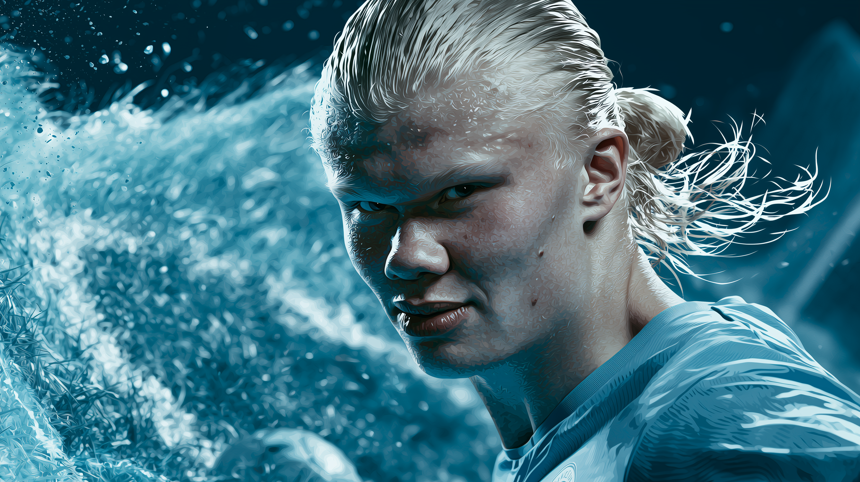 fond d'écran Erling Haaland 5120x2880 téléchargement gratuit