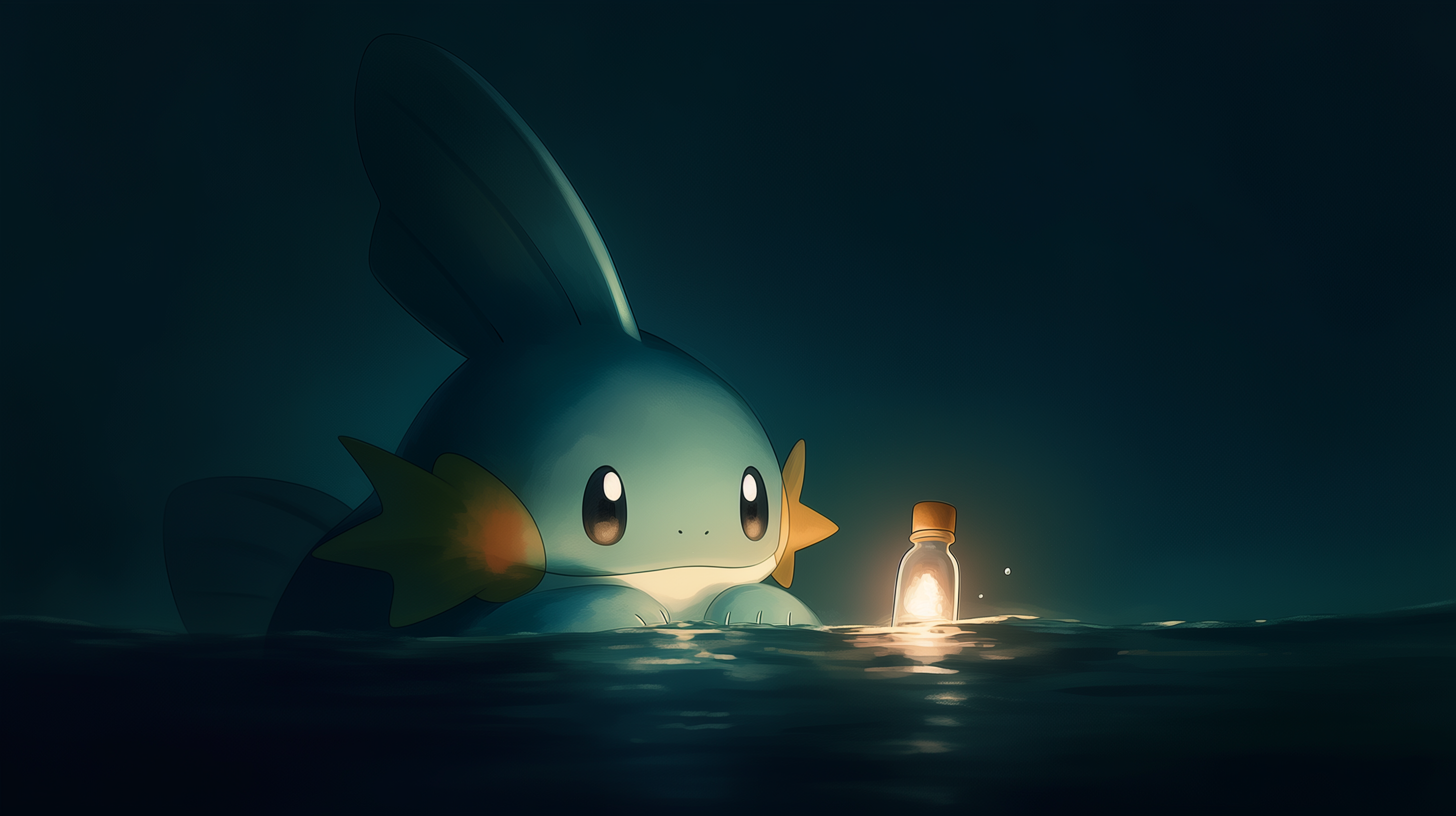 fond d'écran Mudkip ultrawide 2560x1080 téléchargement gratuit