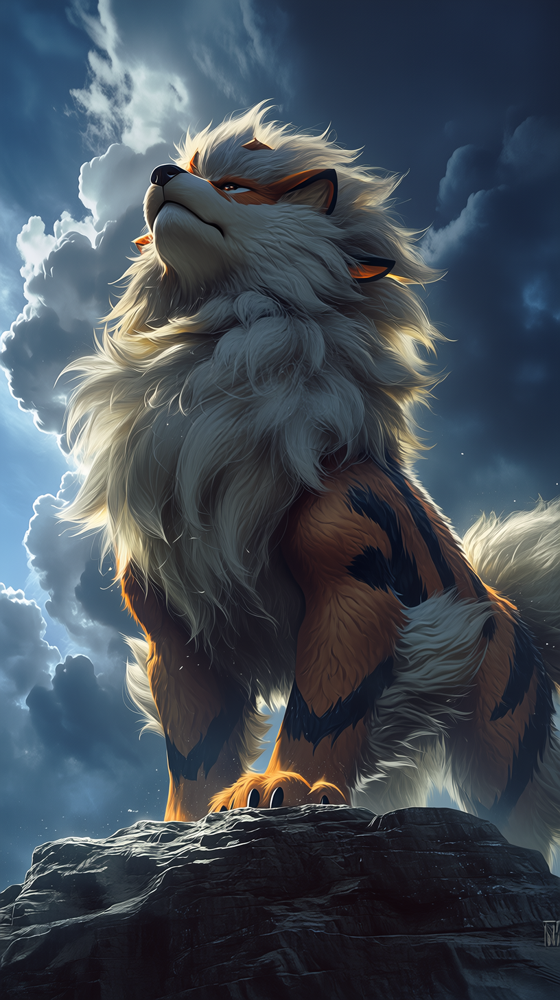 fond d'écran Arcanine iphone 13 télécharger gratuit
