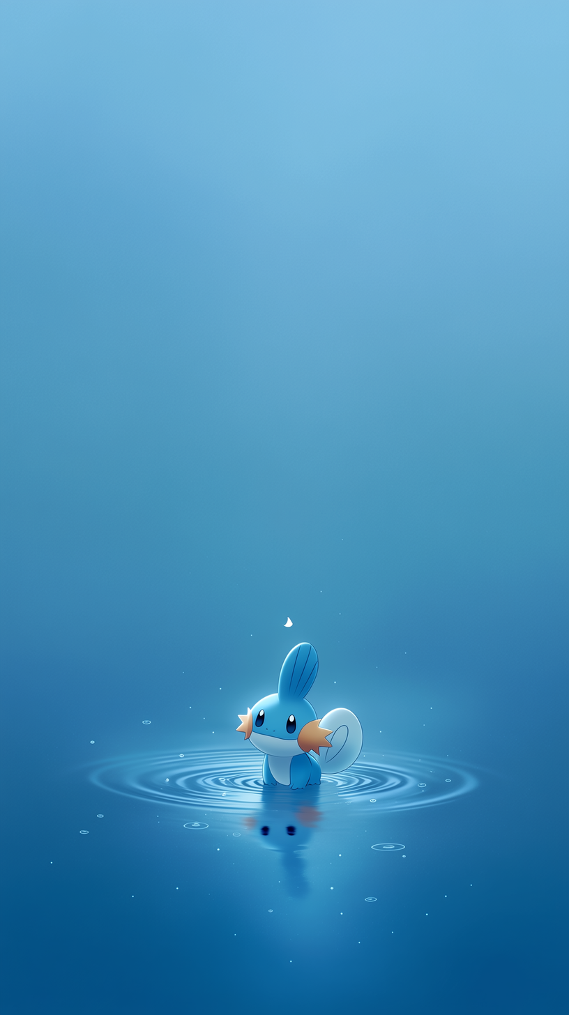 fond d'écran Mudkip iphone 16 pro gratuit