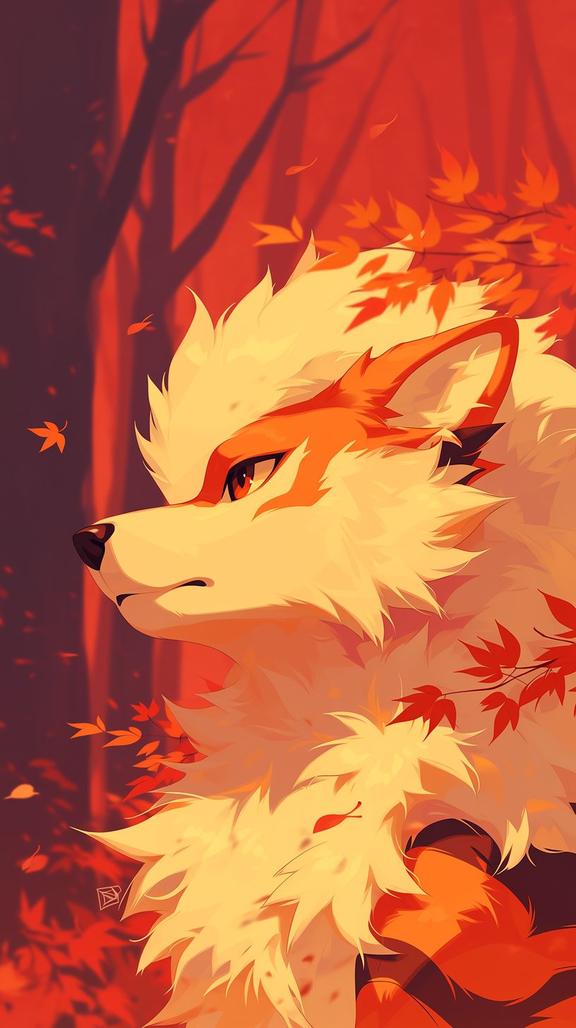 fond d'écran Arcanine xiaomi télécharger gratuit