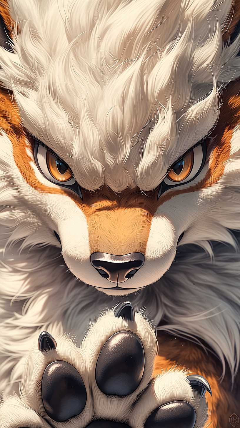 fond d'écran Arcanine android 4k gratuit