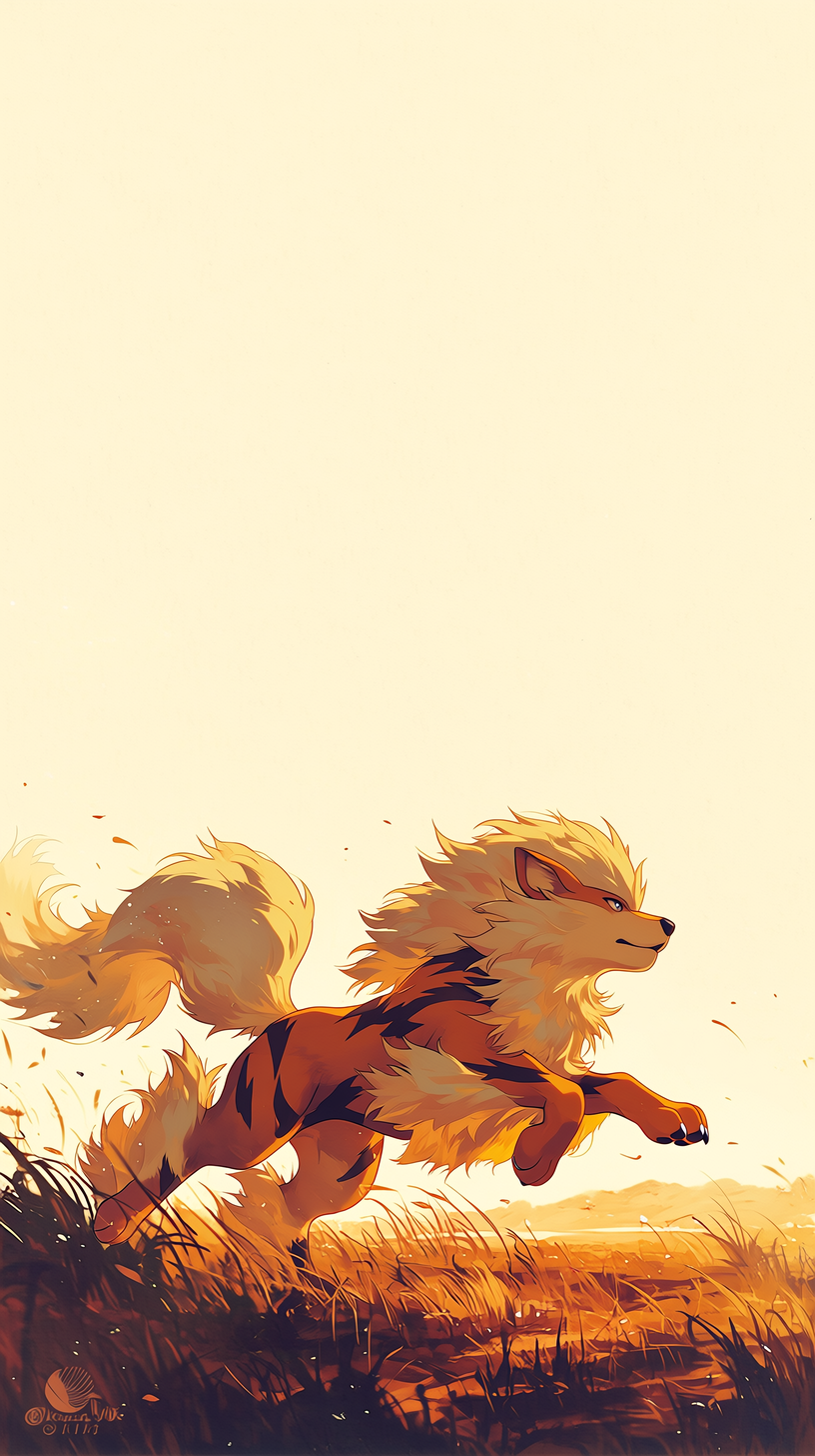 fond d'écran Arcanine téléphone Huawei télécharger gratuit
