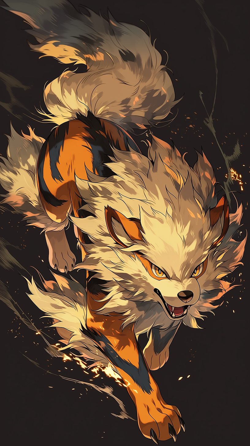 fond d'écran Arcanine haute qualité pour tablette android gratuit