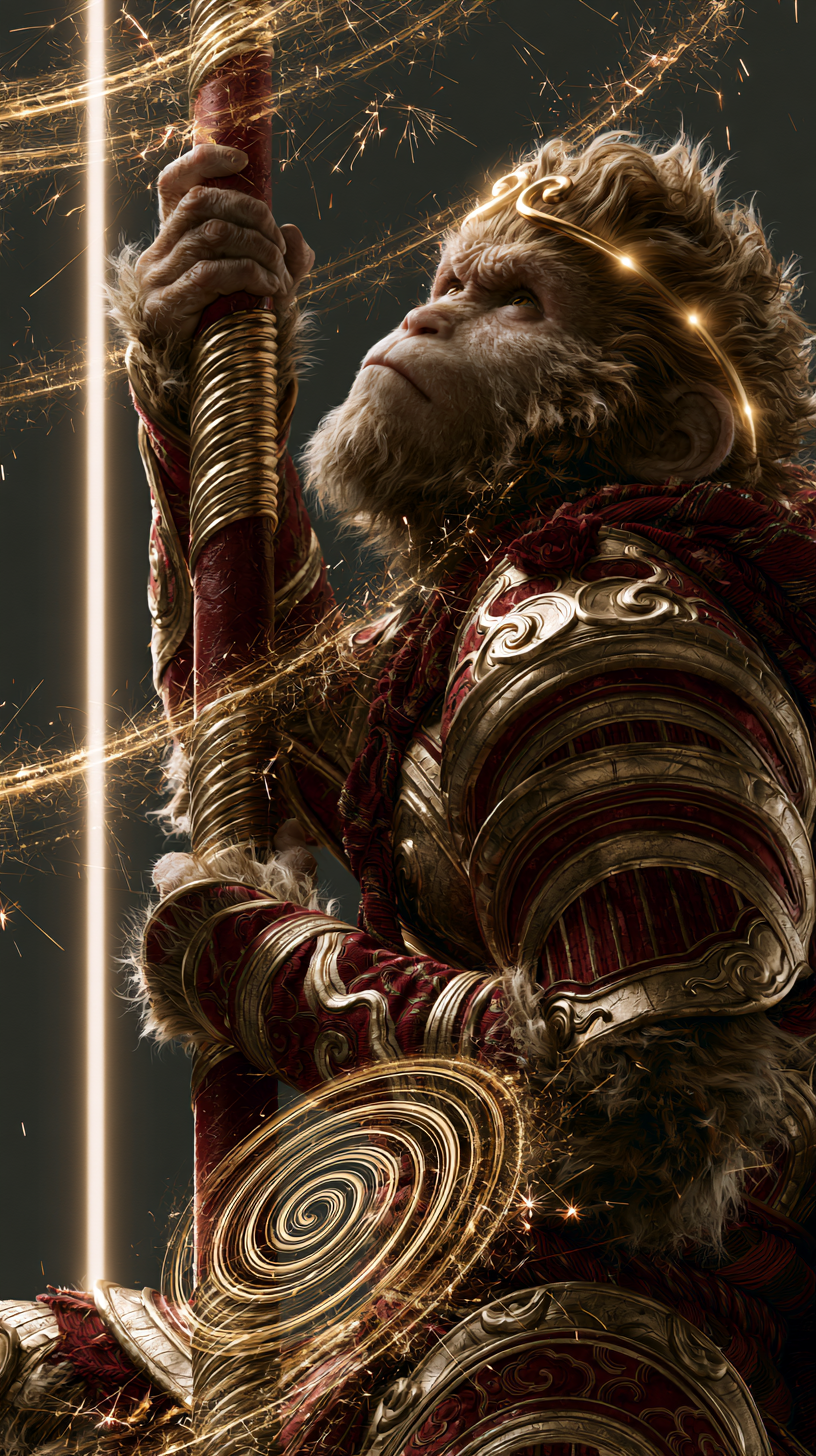 fond d'écran Sun Wukong iphone x télécharger gratuit