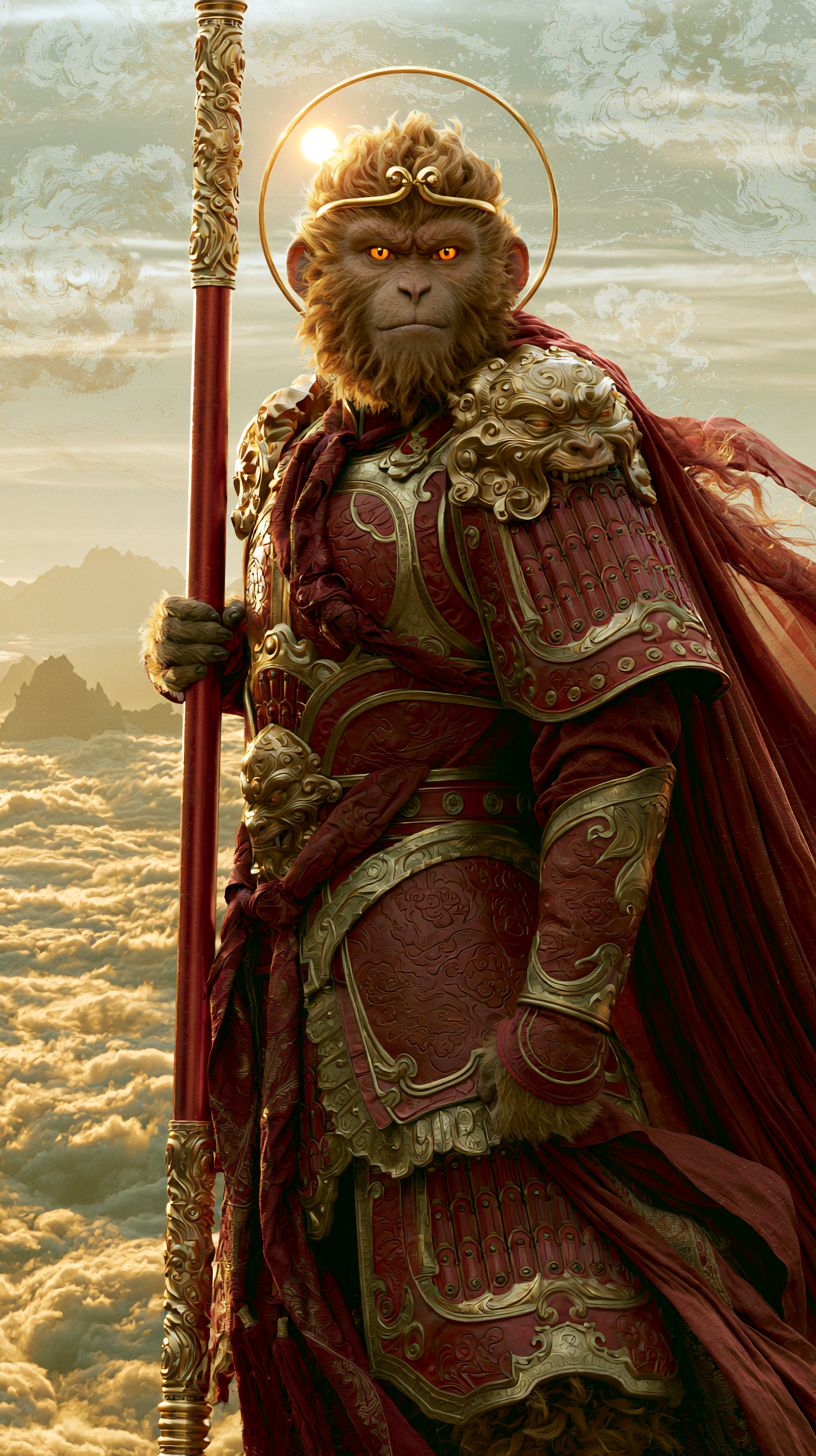 fond d'écran Sun Wukong de téléphone télécharger gratuit