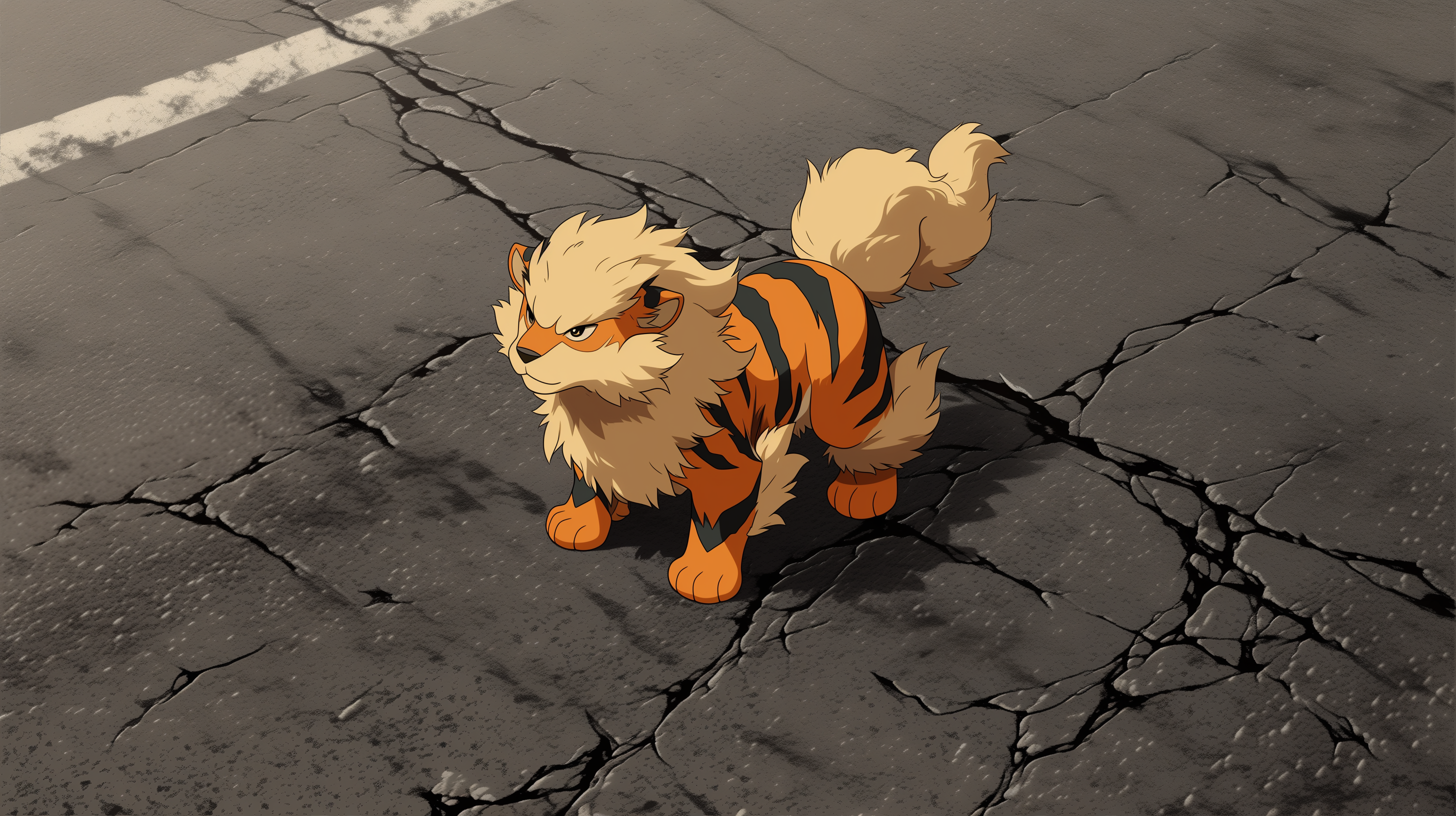 fond d'écran Arcanine 3840x1080 téléchargement gratuit