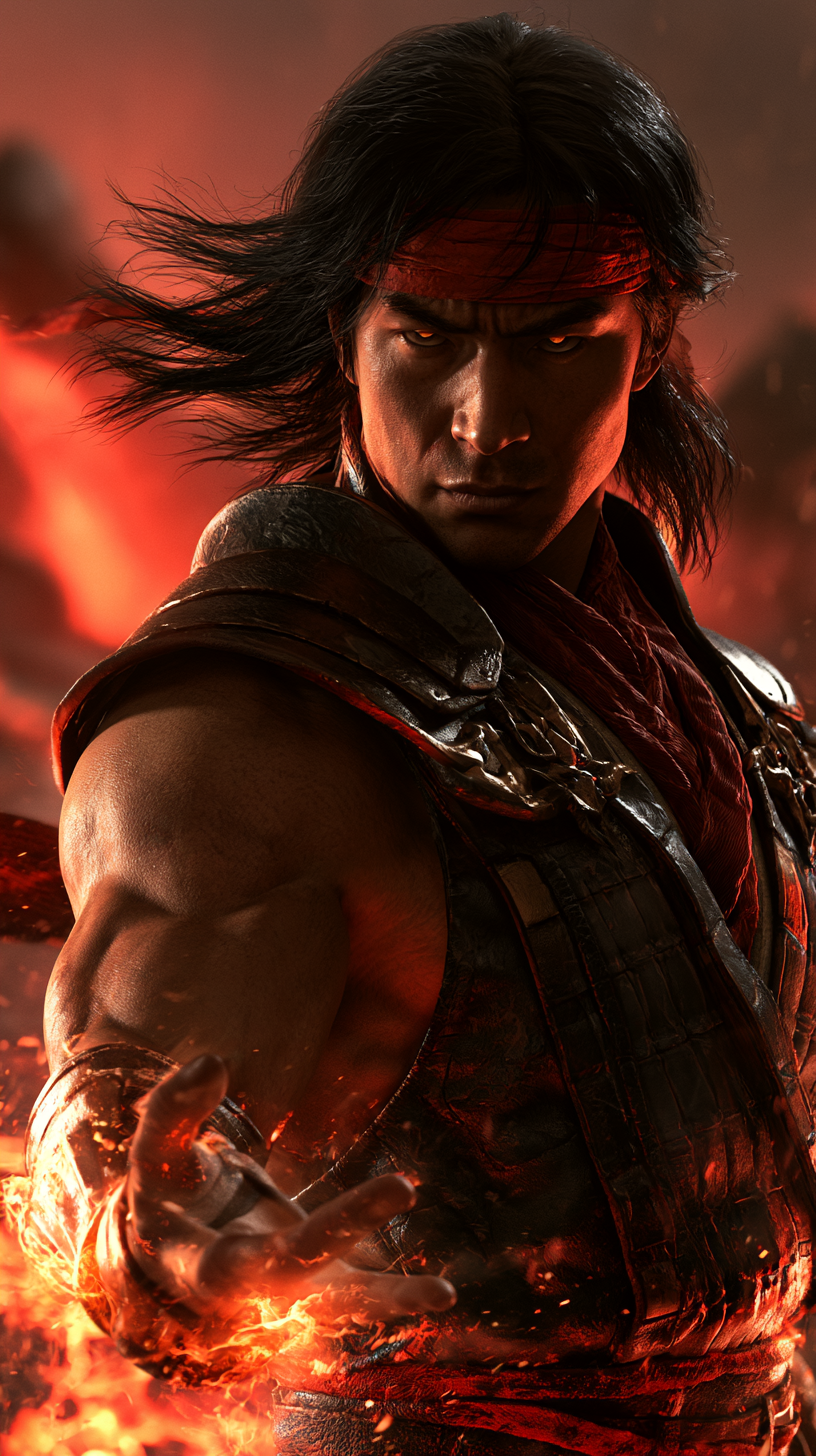 fond d'écran Liu Kang iphone 15 télécharger gratuit